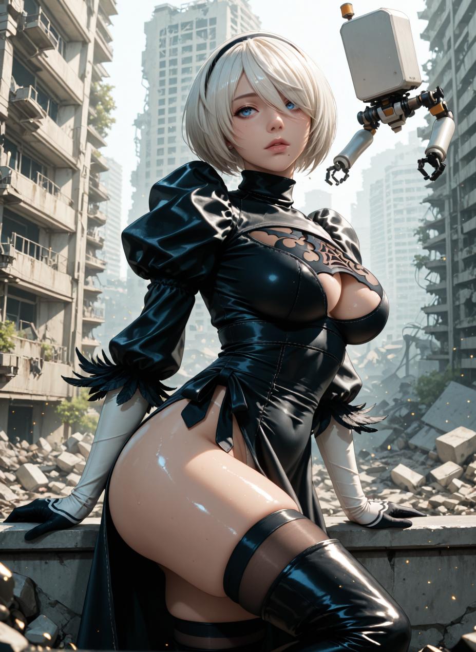 奶孑_2B-NieR： Automata_127827894_p2