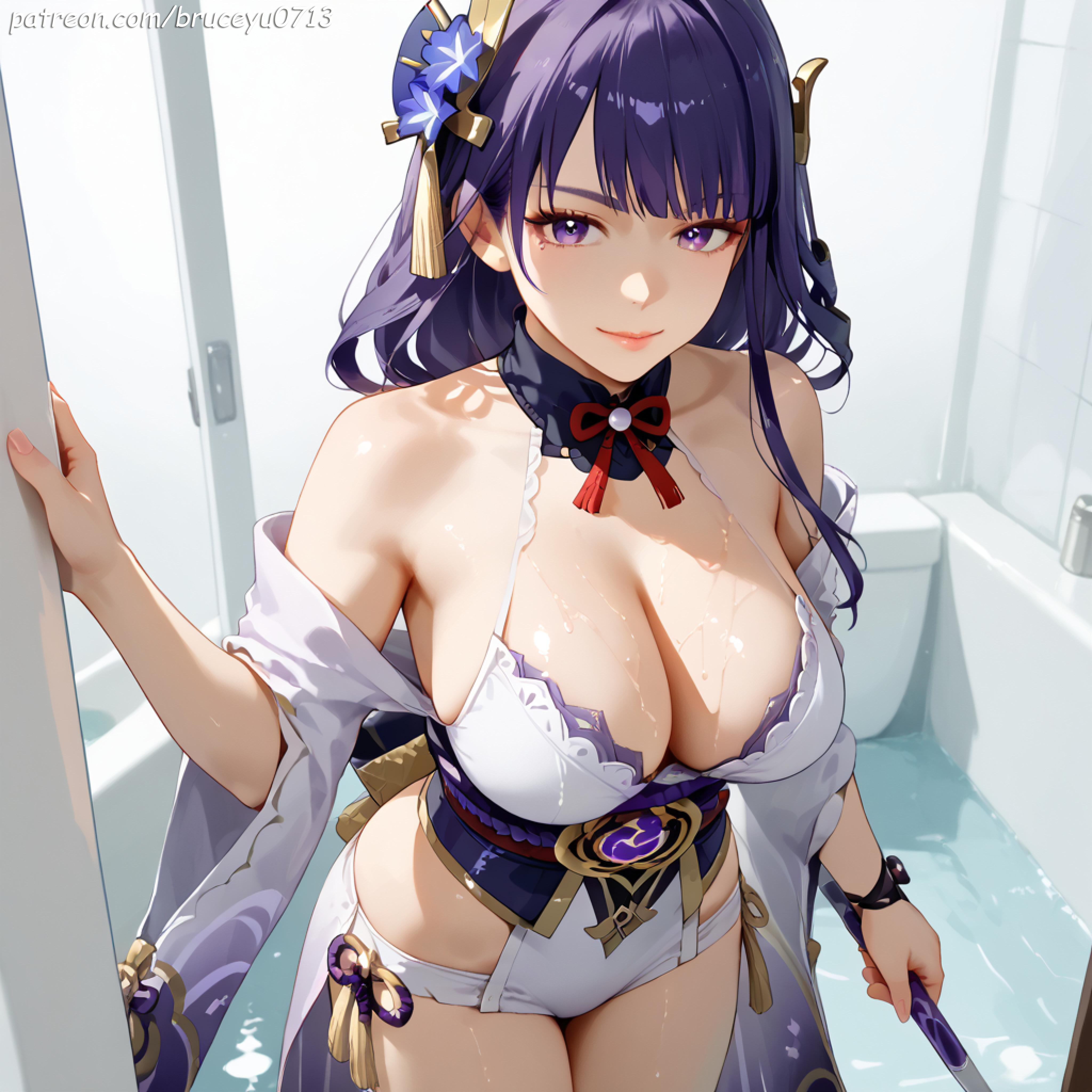 福星LuckyStar_雷電将軍 Raiden Shogun shower_127945423_p9