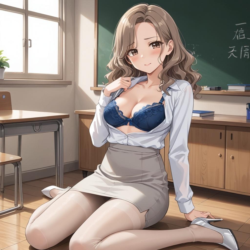 NiniLovE_My Sensei／Lover I 我的情人老师 I_124039012_p17