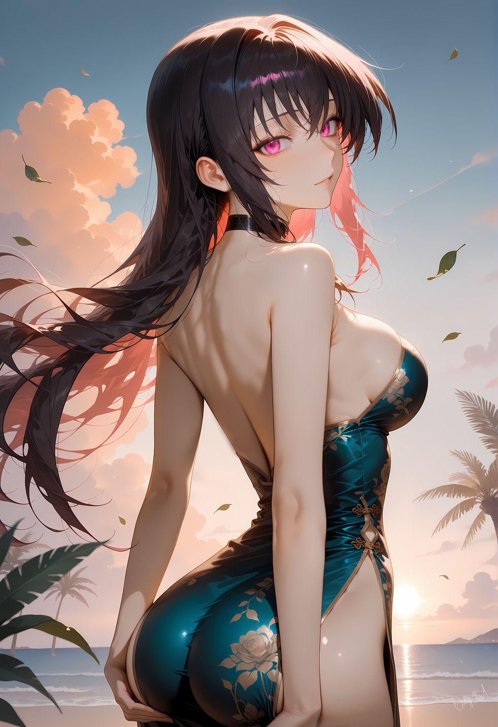 Only4uArt_Highschool DxD China Dress_129427189_p4