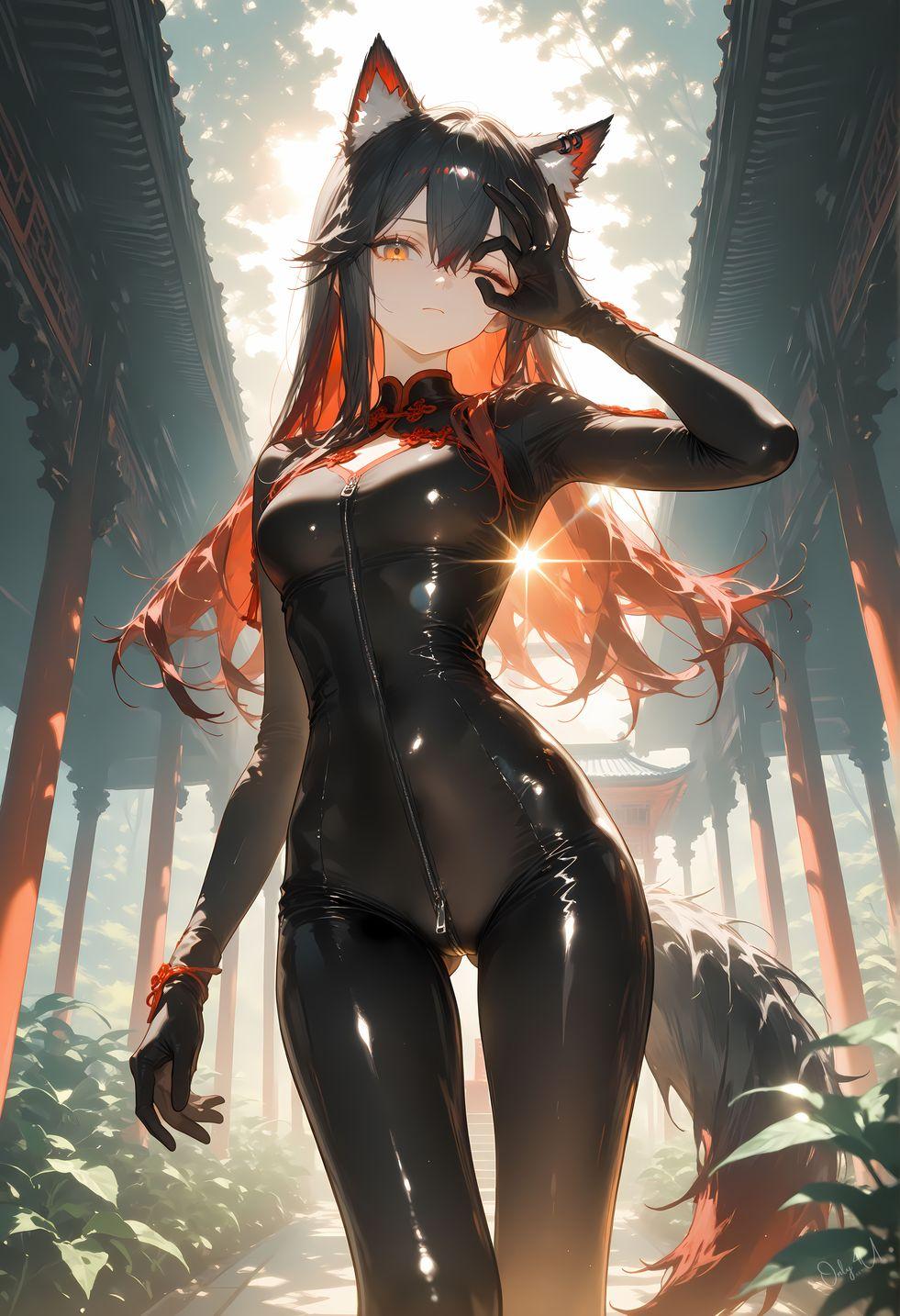 Only4uArt_Texas Arknights bodysuit_129426999_p3
