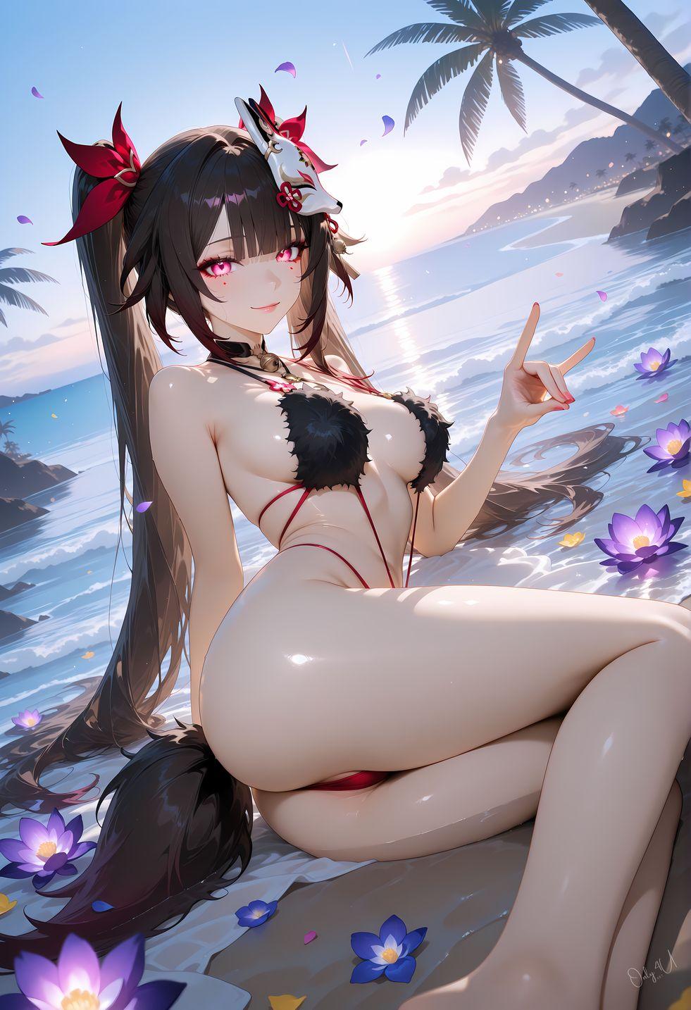 Only4uArt_HSR Fur Bikini_129427162_p4