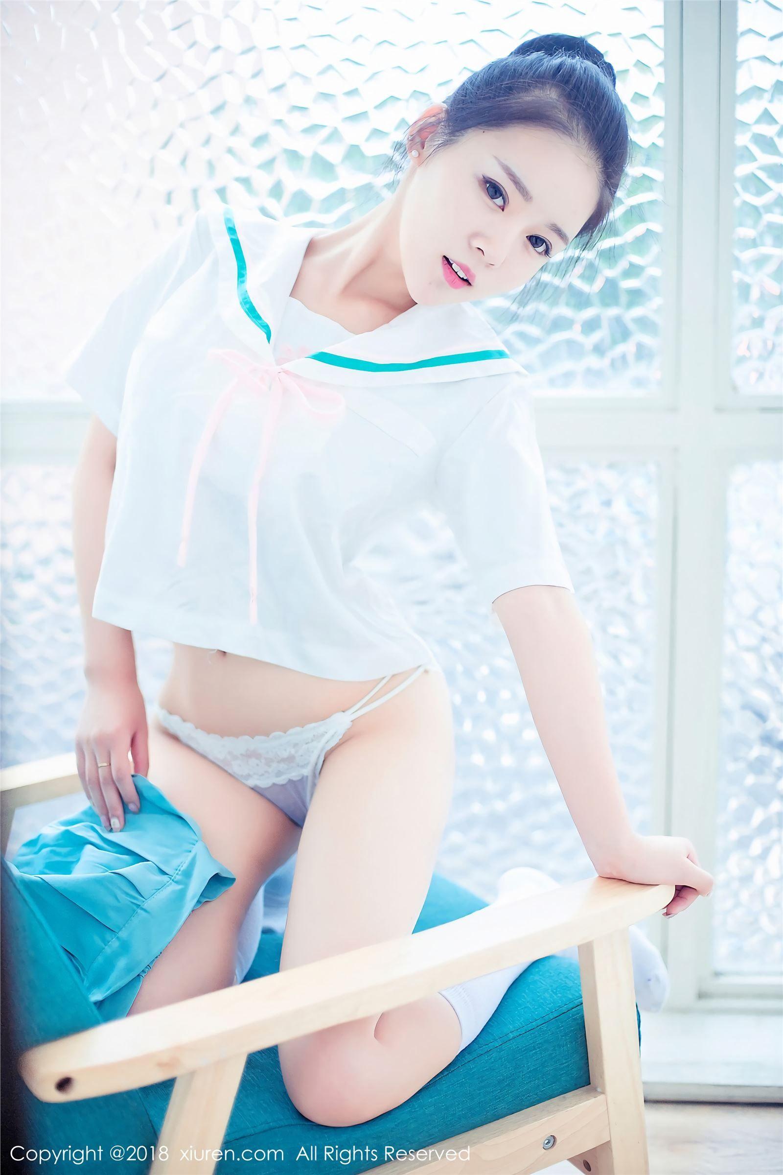 [秀人XIUREN] 2018.02.09 NO.932 日系学生服 红气球_p009