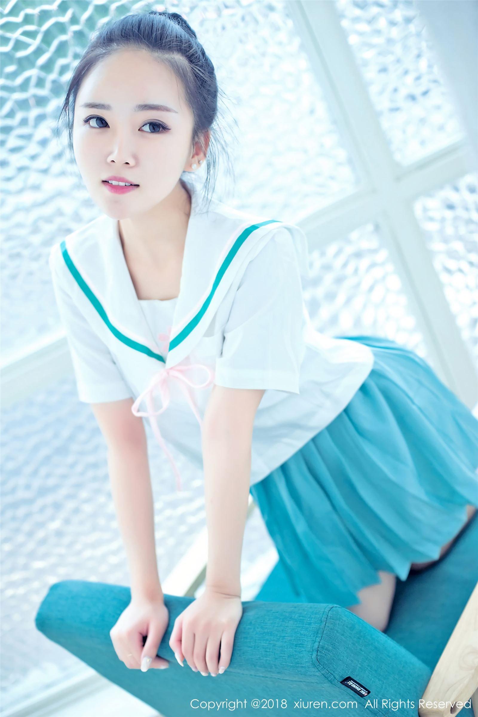 [秀人XIUREN] 2018.02.09 NO.932 日系学生服 红气球_p007