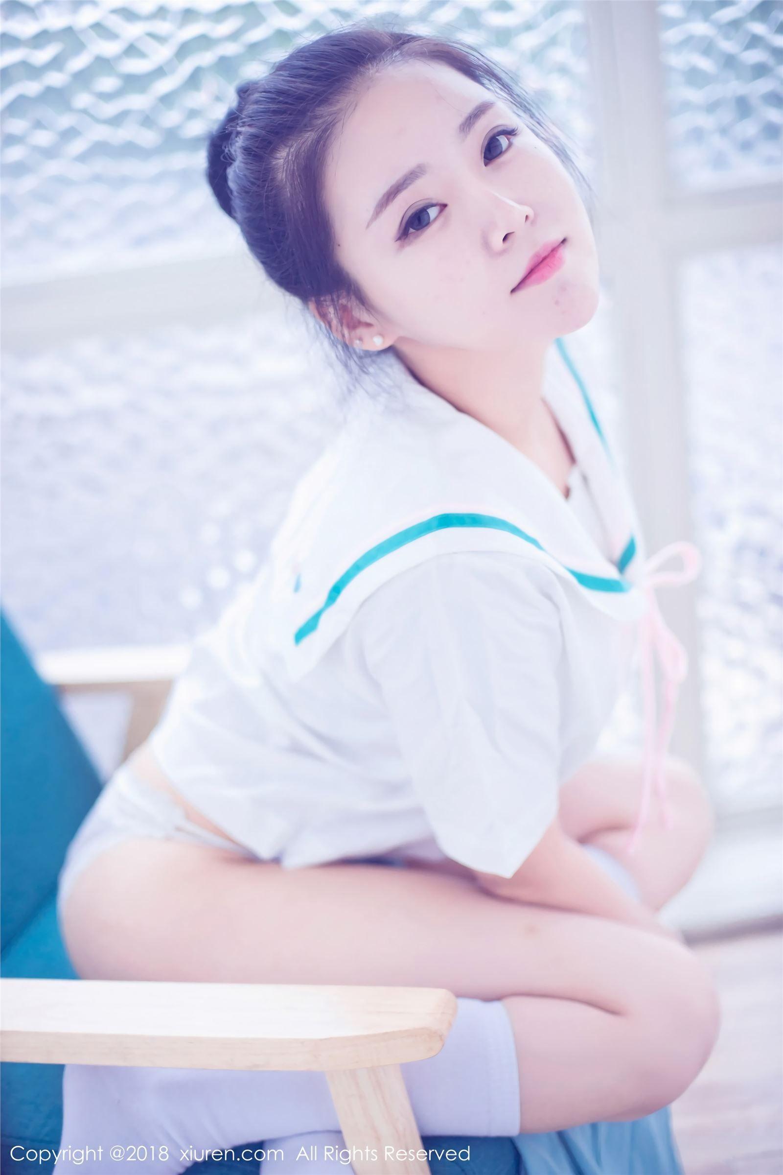 [秀人XIUREN] 2018.02.09 NO.932 日系学生服 红气球_p019