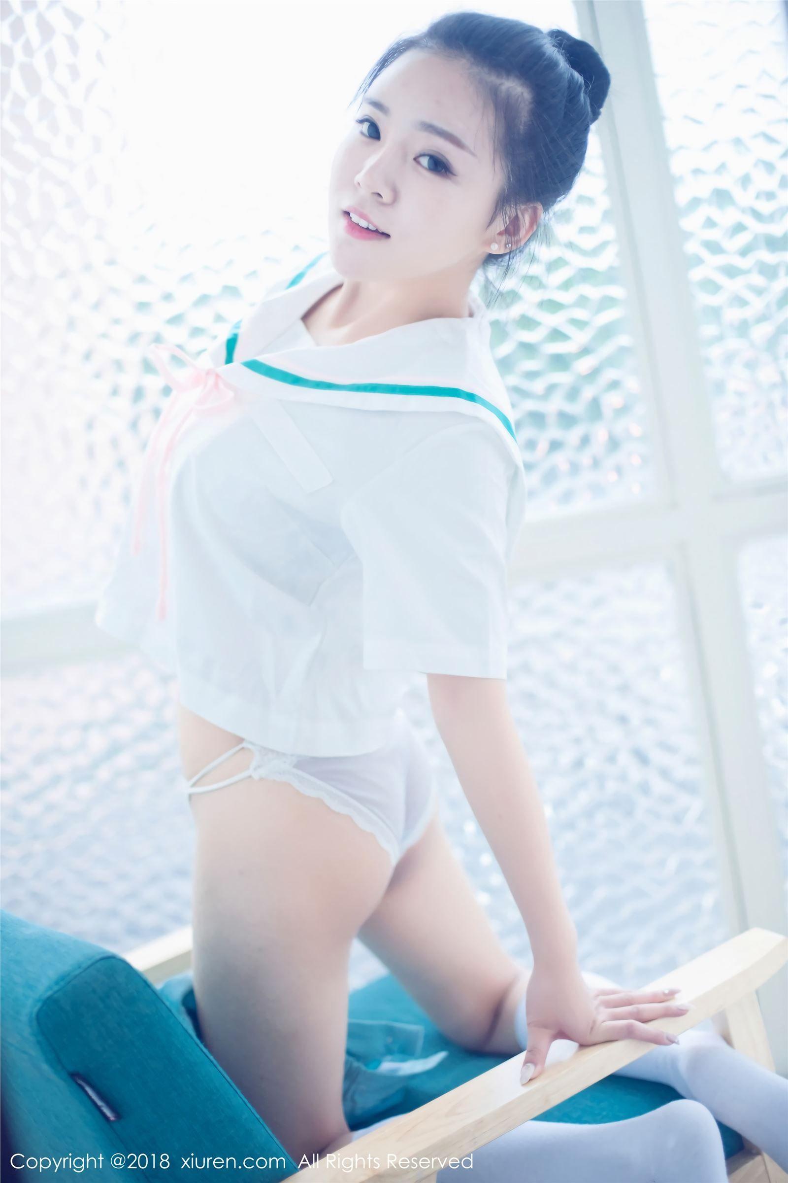 [秀人XIUREN] 2018.02.09 NO.932 日系学生服 红气球_p017