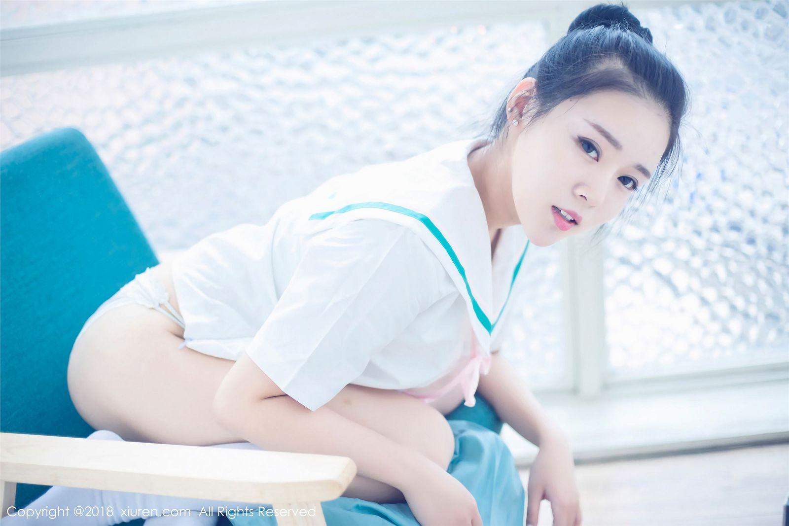 [秀人XIUREN] 2018.02.09 NO.932 日系学生服 红气球_p024