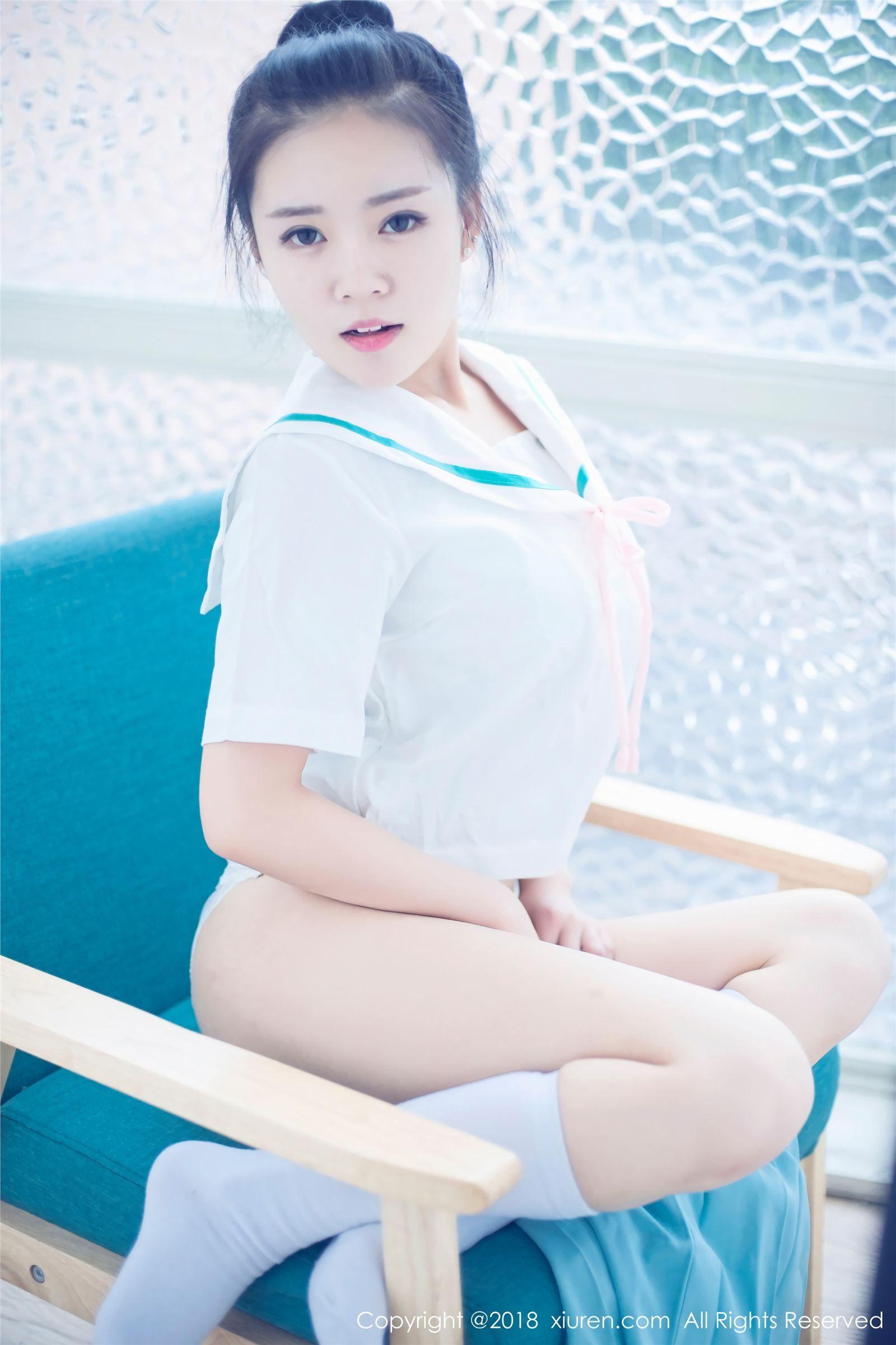 [秀人XIUREN] 2018.02.09 NO.932 日系学生服 红气球_p018