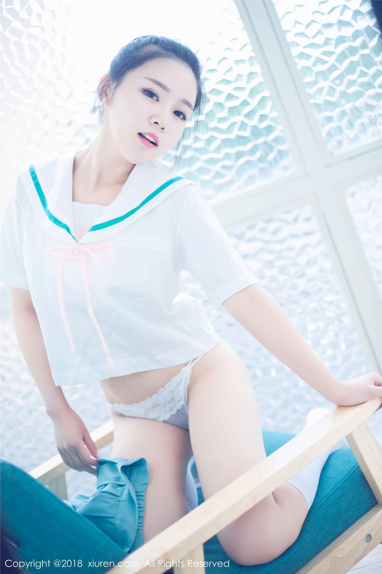 [秀人XIUREN] 2018.02.09 NO.932 日系学生服 红气球_p015