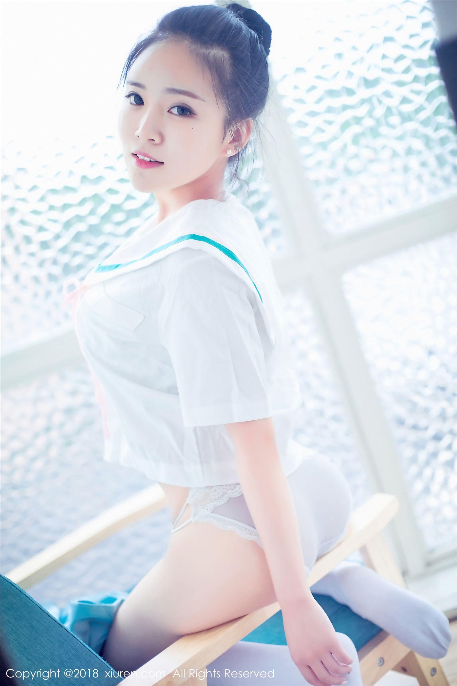 [秀人XIUREN] 2018.02.09 NO.932 日系学生服 红气球_p008