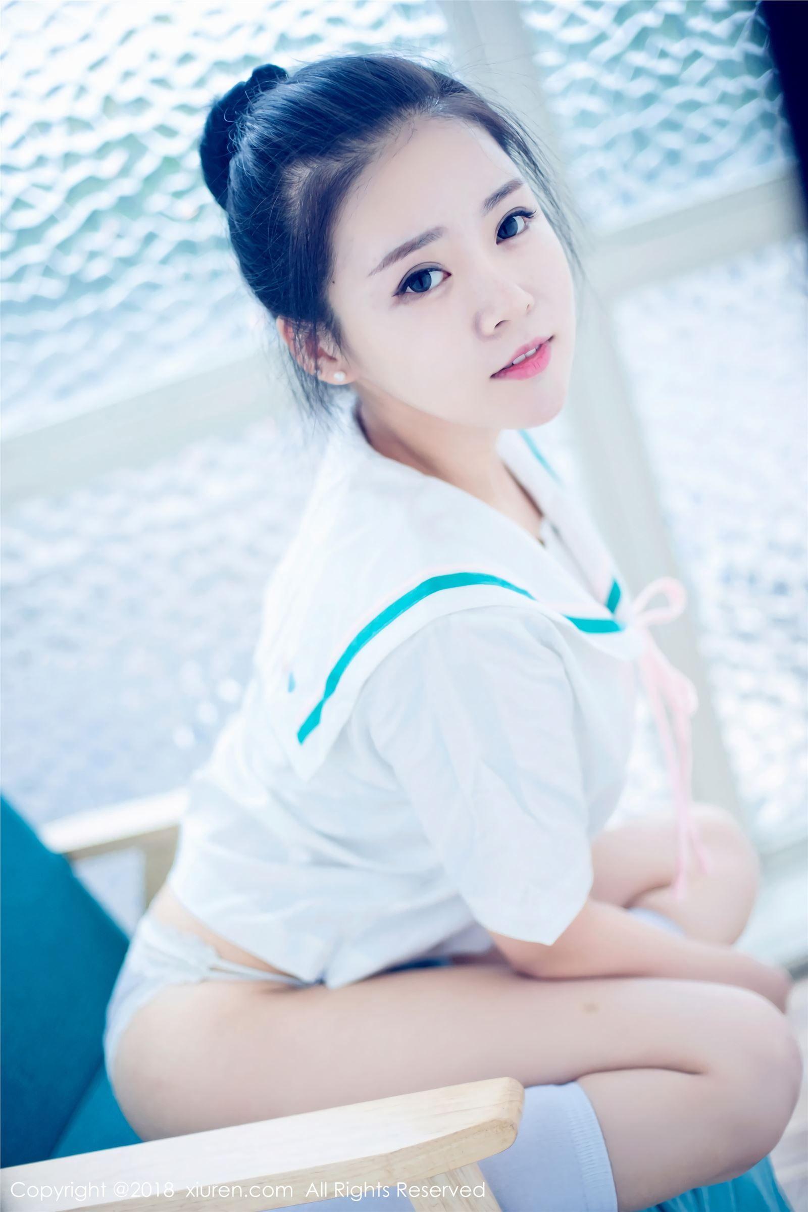 [秀人XIUREN] 2018.02.09 NO.932 日系学生服 红气球_p022