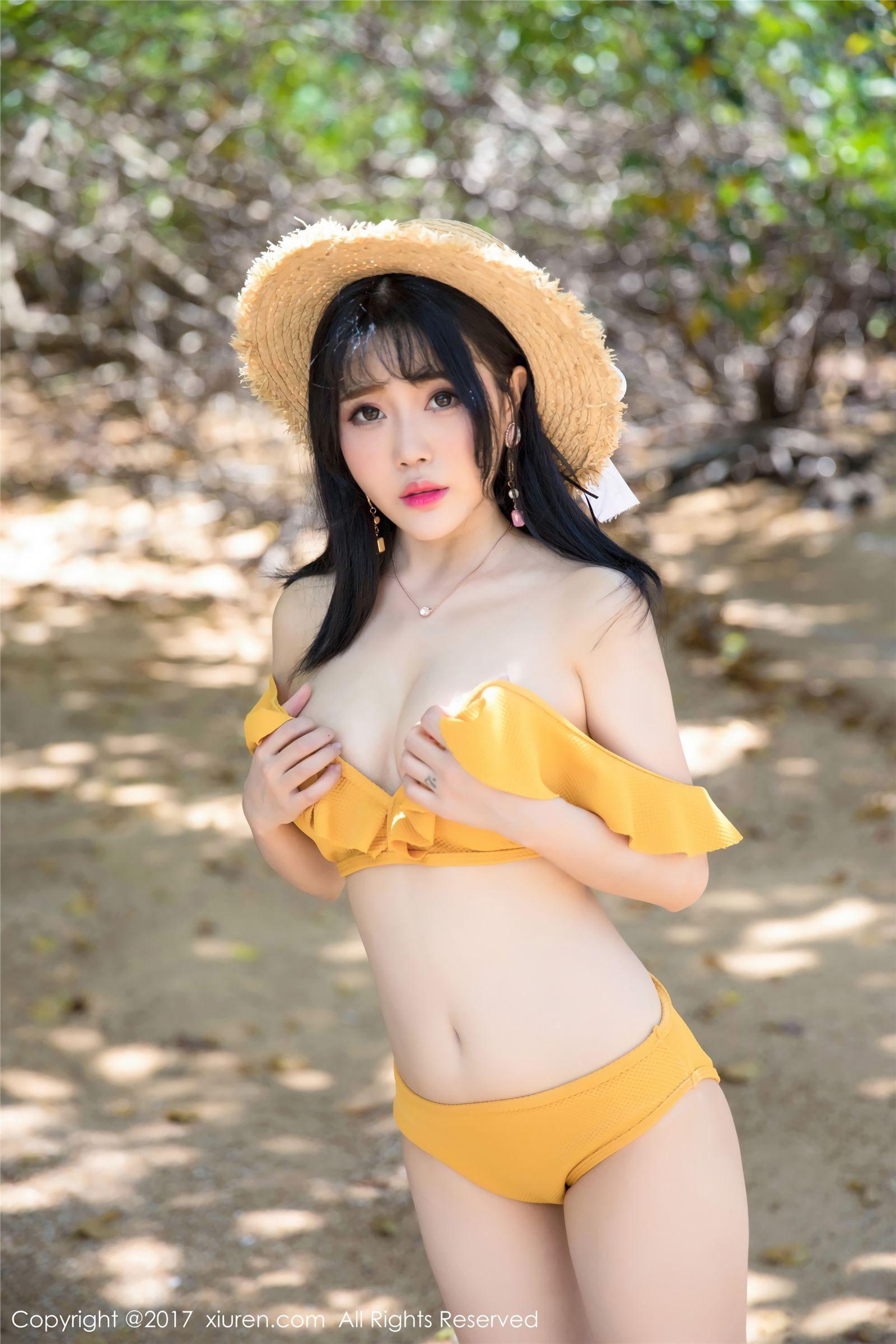 [秀人XIUREN] 2017.11.24 NO.855 田园风仙子 兜豆靓Youlina_p001