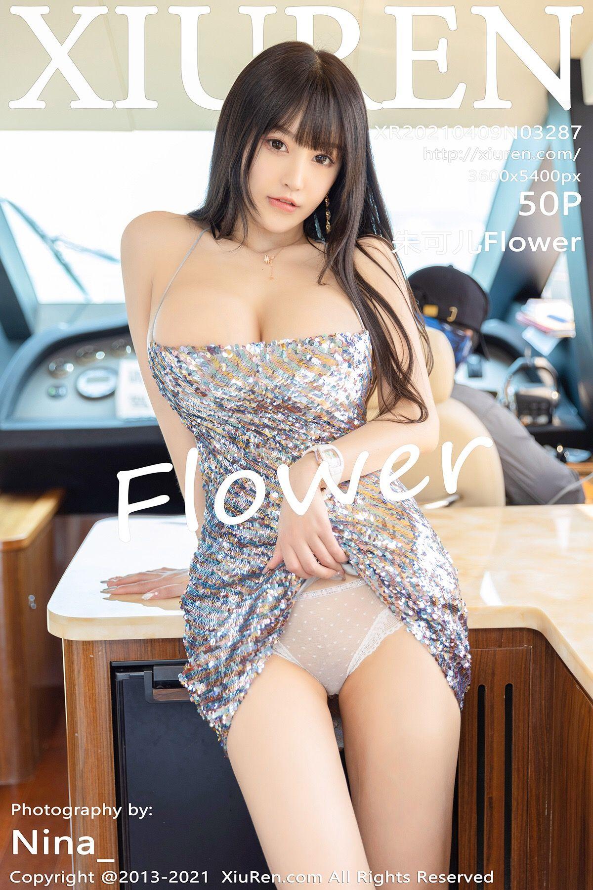 [XIUREN秀人网] 2021.04.09 NO.3287 朱可儿Flower_p042