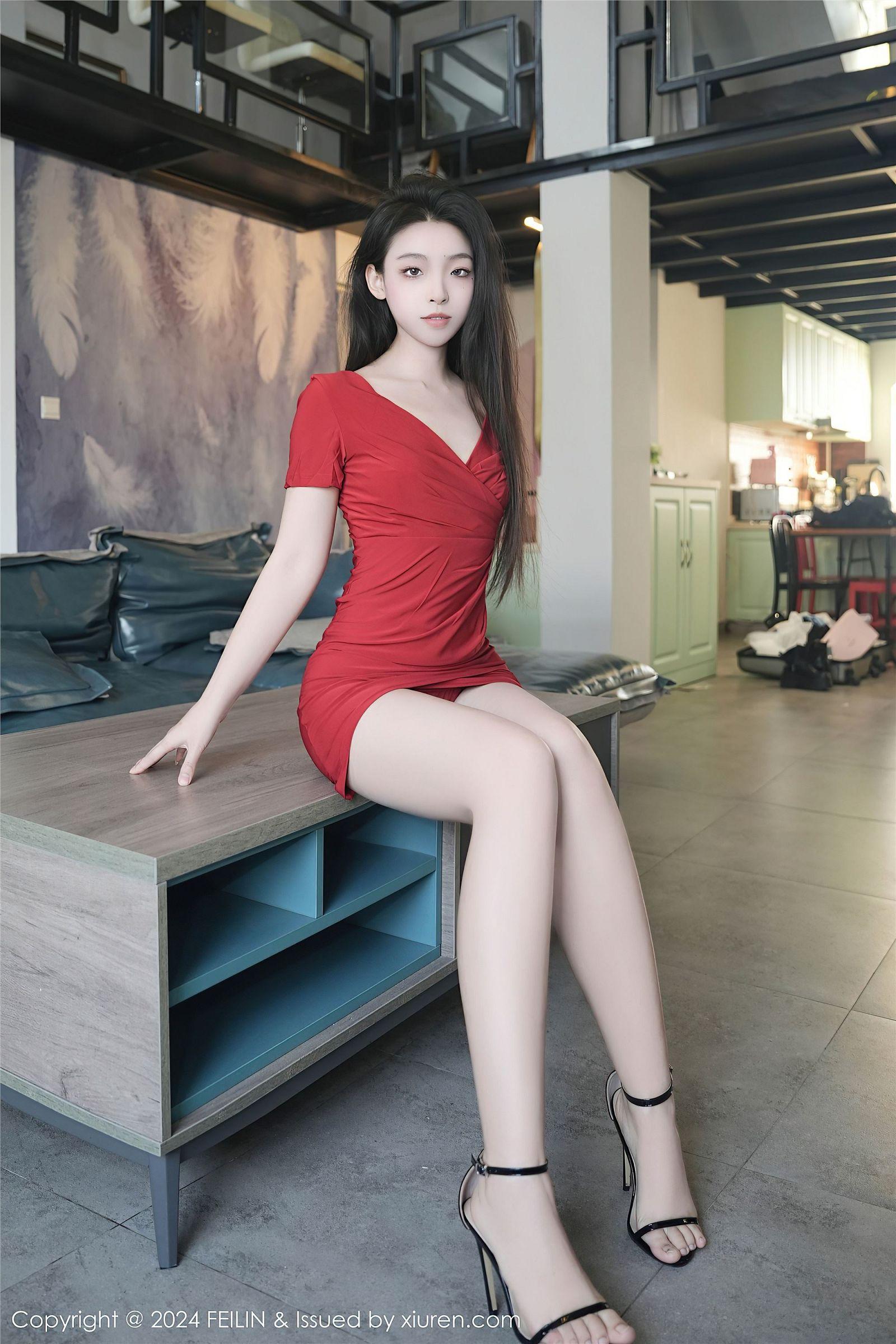 [FEILIN嗲囡囡] 2024.12.30 NO.496 芝樱_p009
