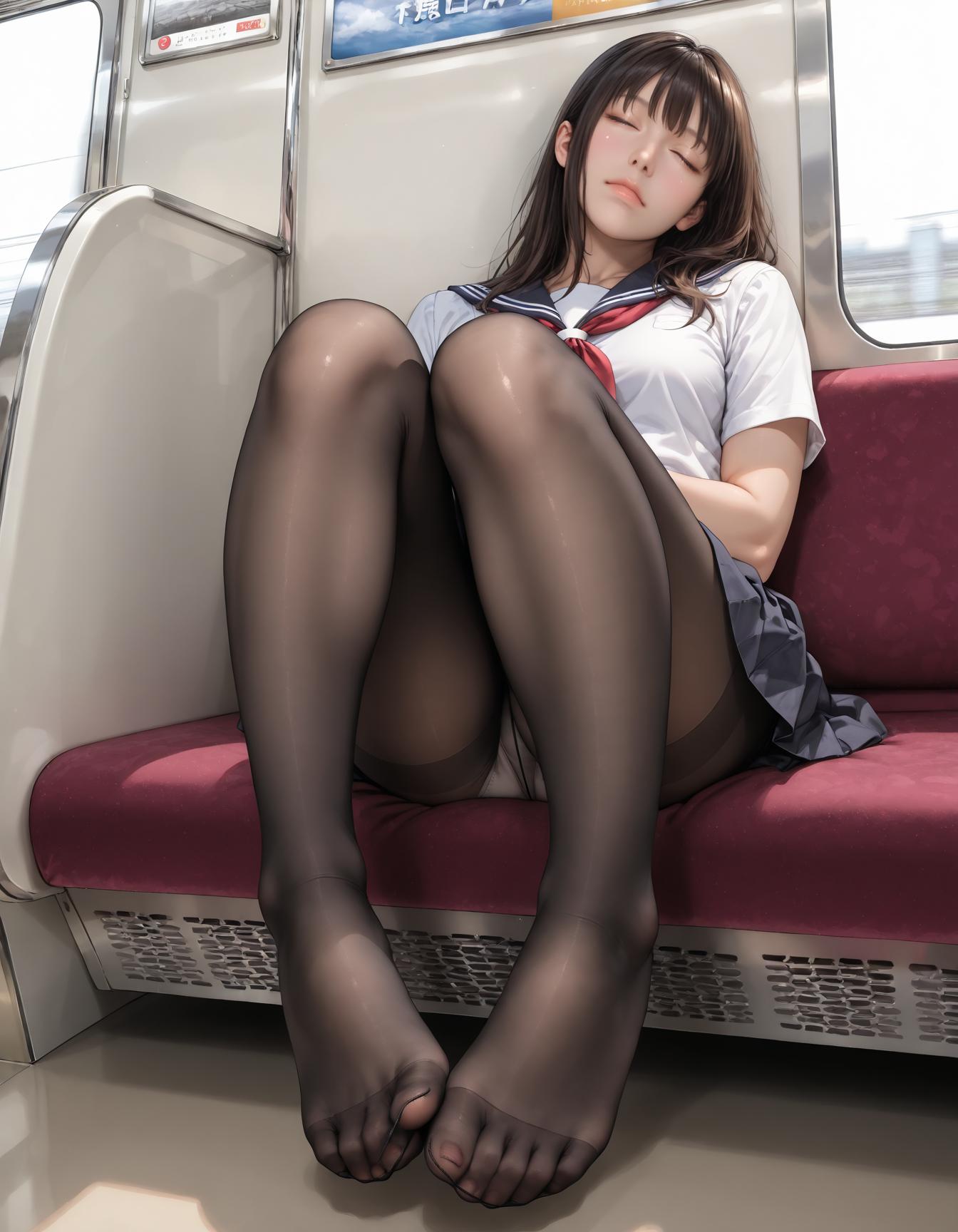 究極のKAKUNI_電車内で見たい女性の足_129341689_p4
