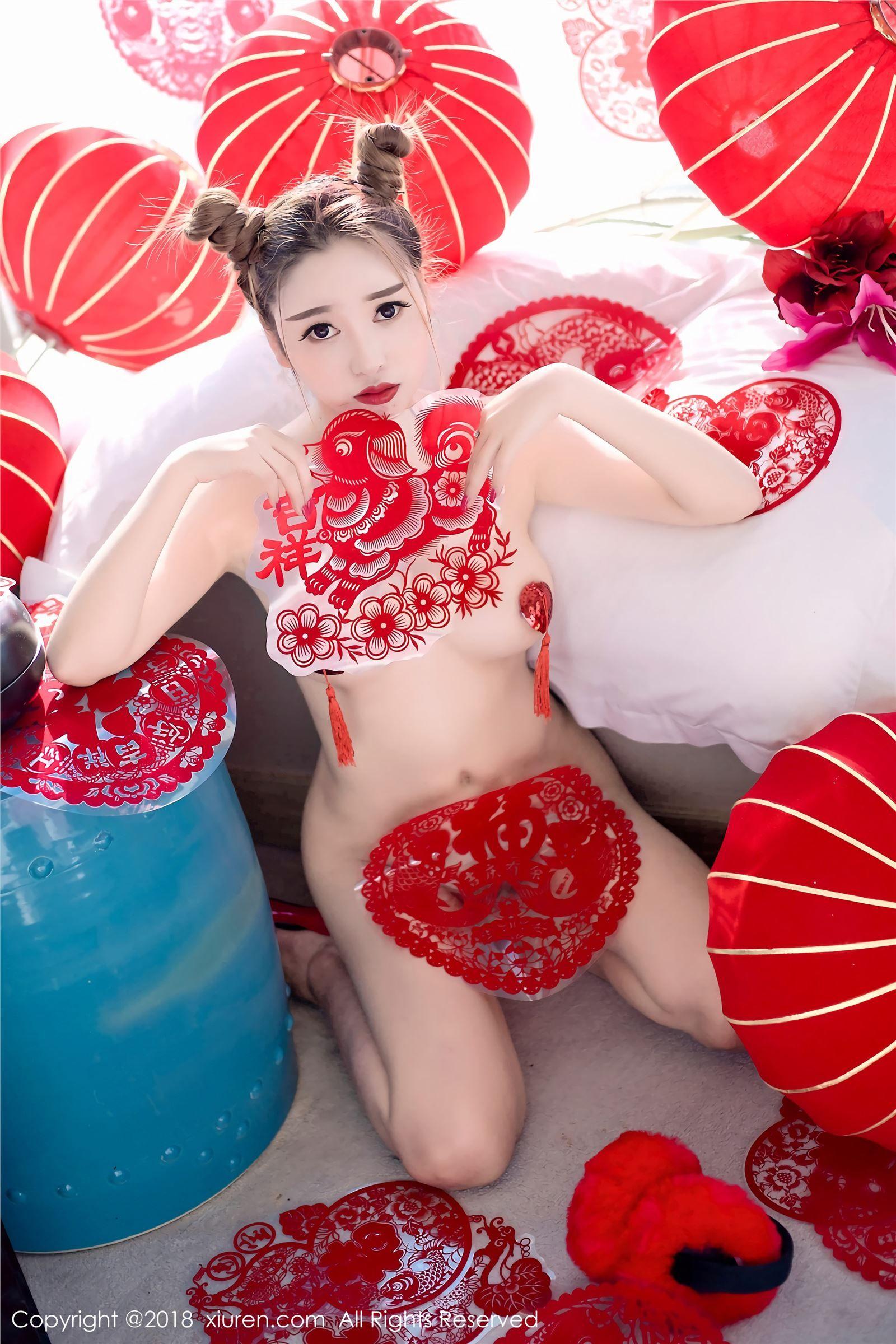 [秀人XIUREN] 2018.01.26 NO.912 红色血滴子 李梓熙_p014