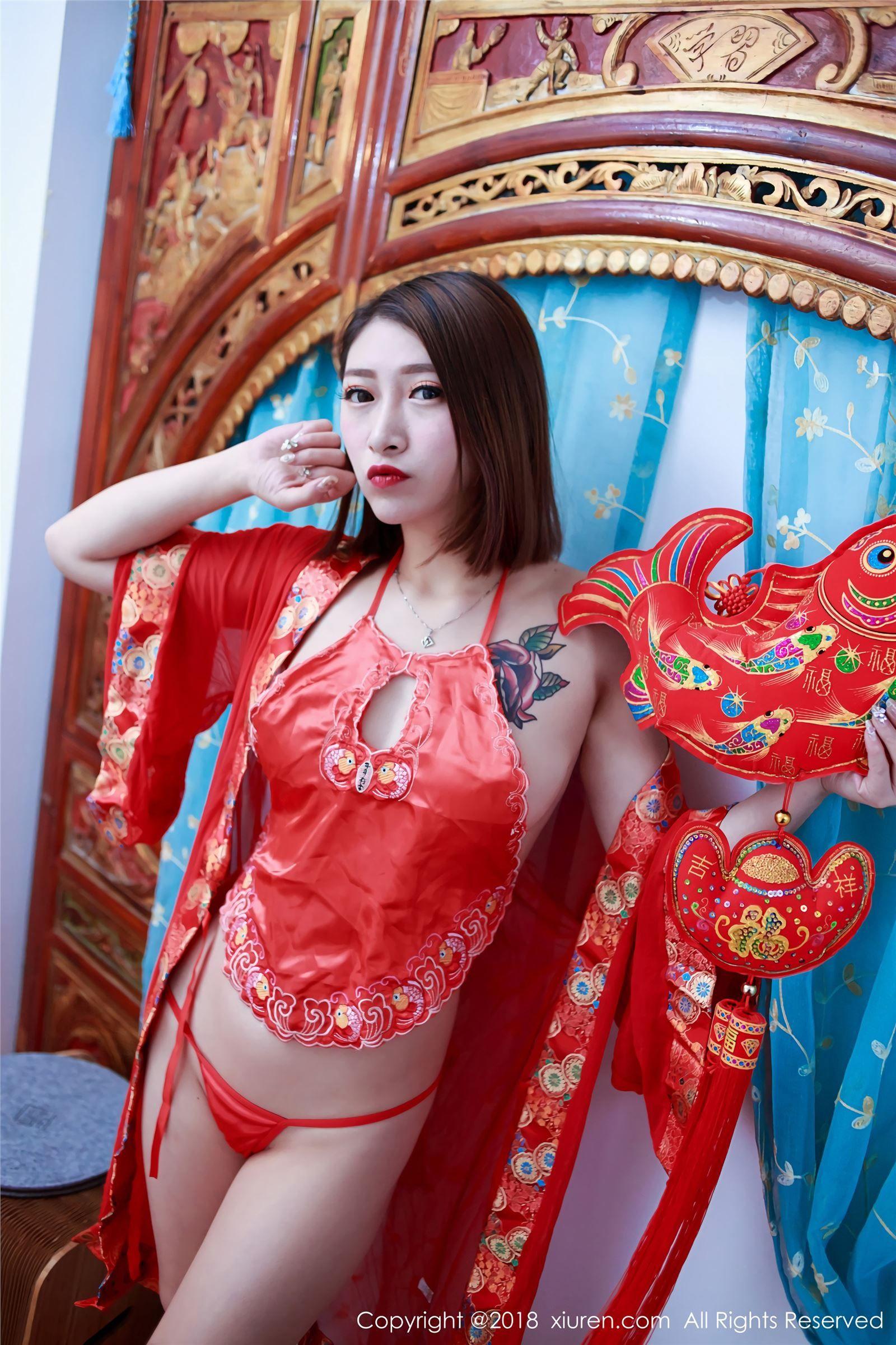 [秀人XIUREN] 2018.01.29 NO.914 新春写真特辑 杜花花_p028