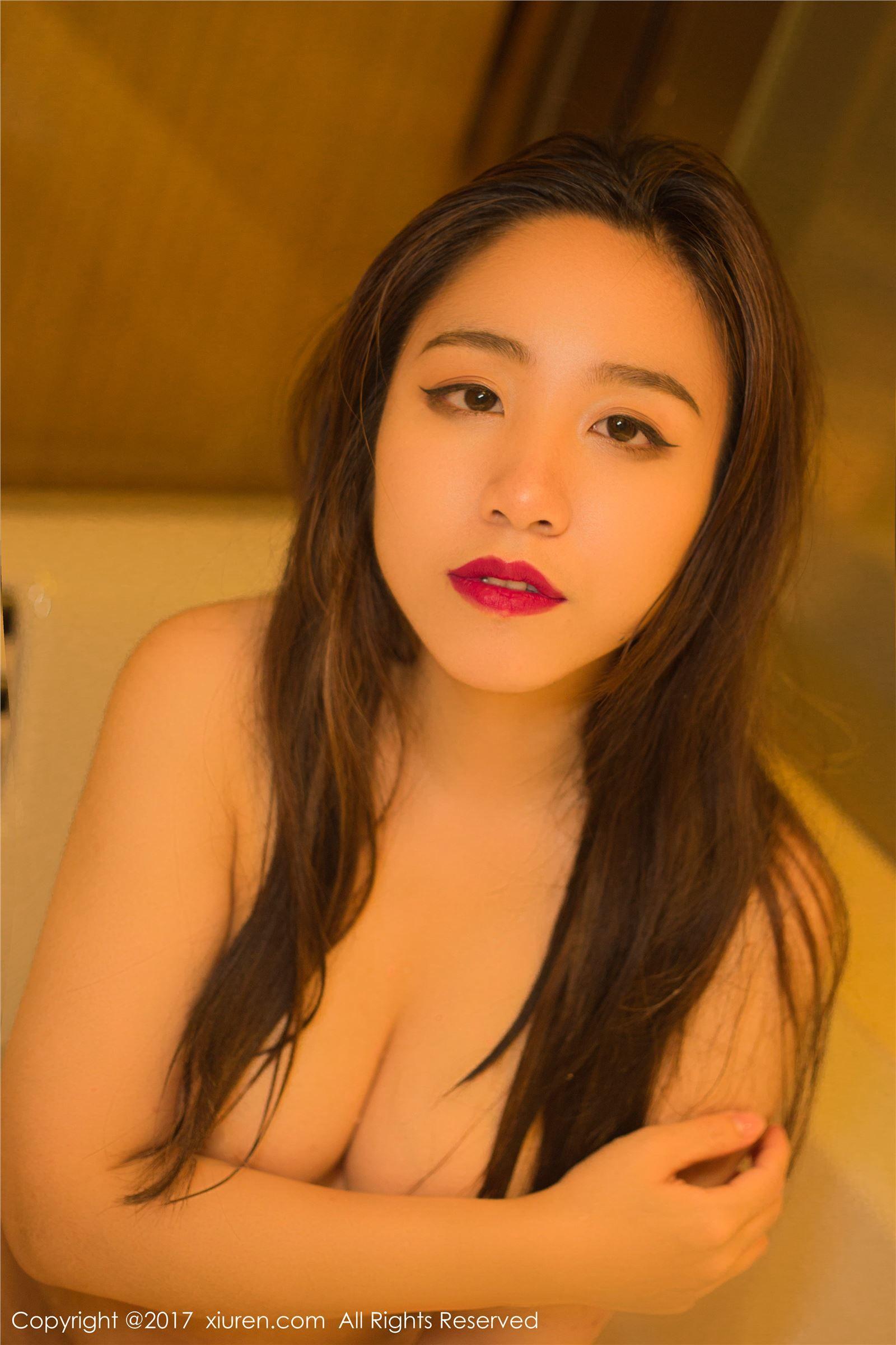 [秀人XIUREN] 2017.09.28 NO.823 吃白菜的vi菜菜_p017