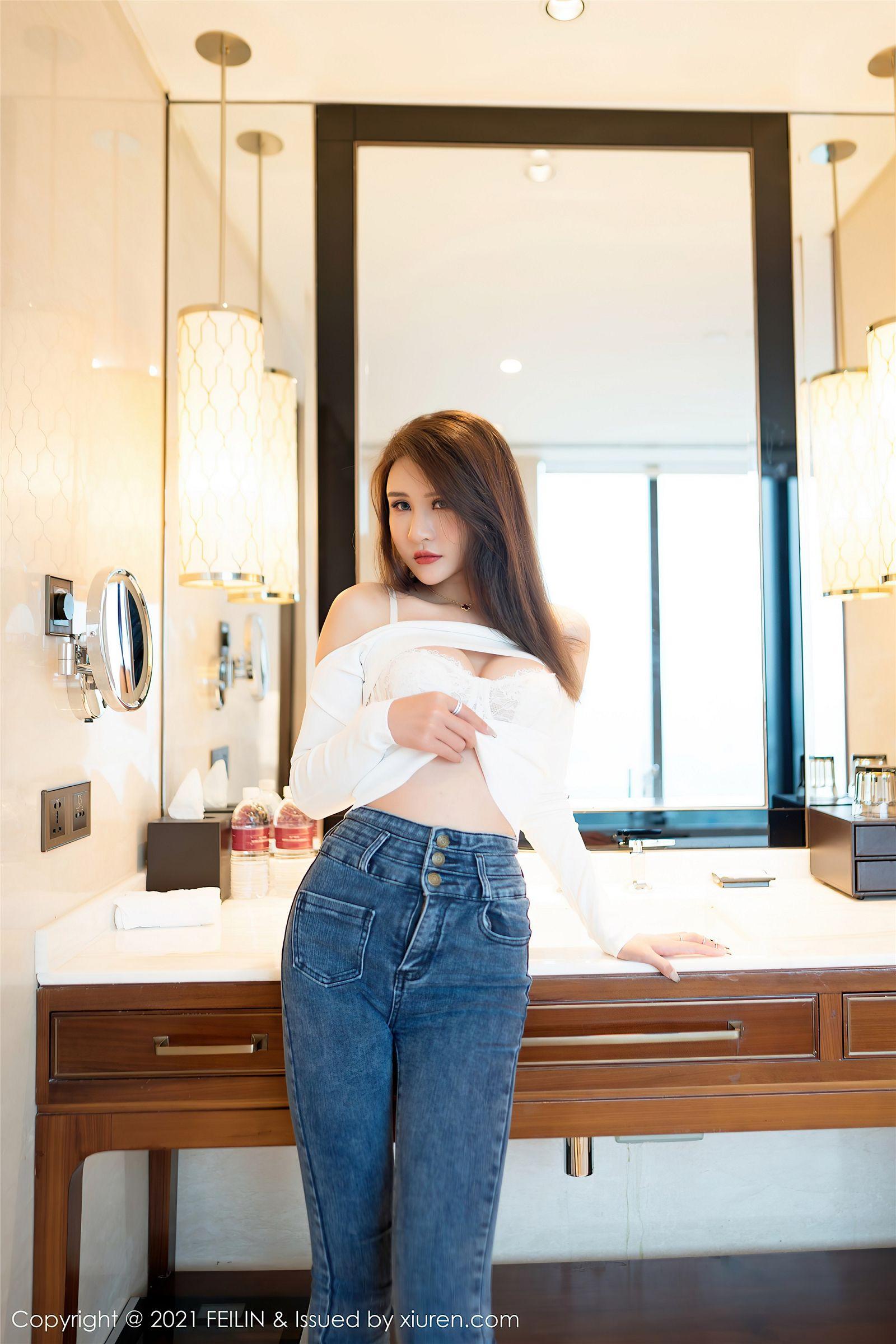 [FEILIN嗲囡囡] 2021.05.13 NO.389 Emily顾奈奈_p009