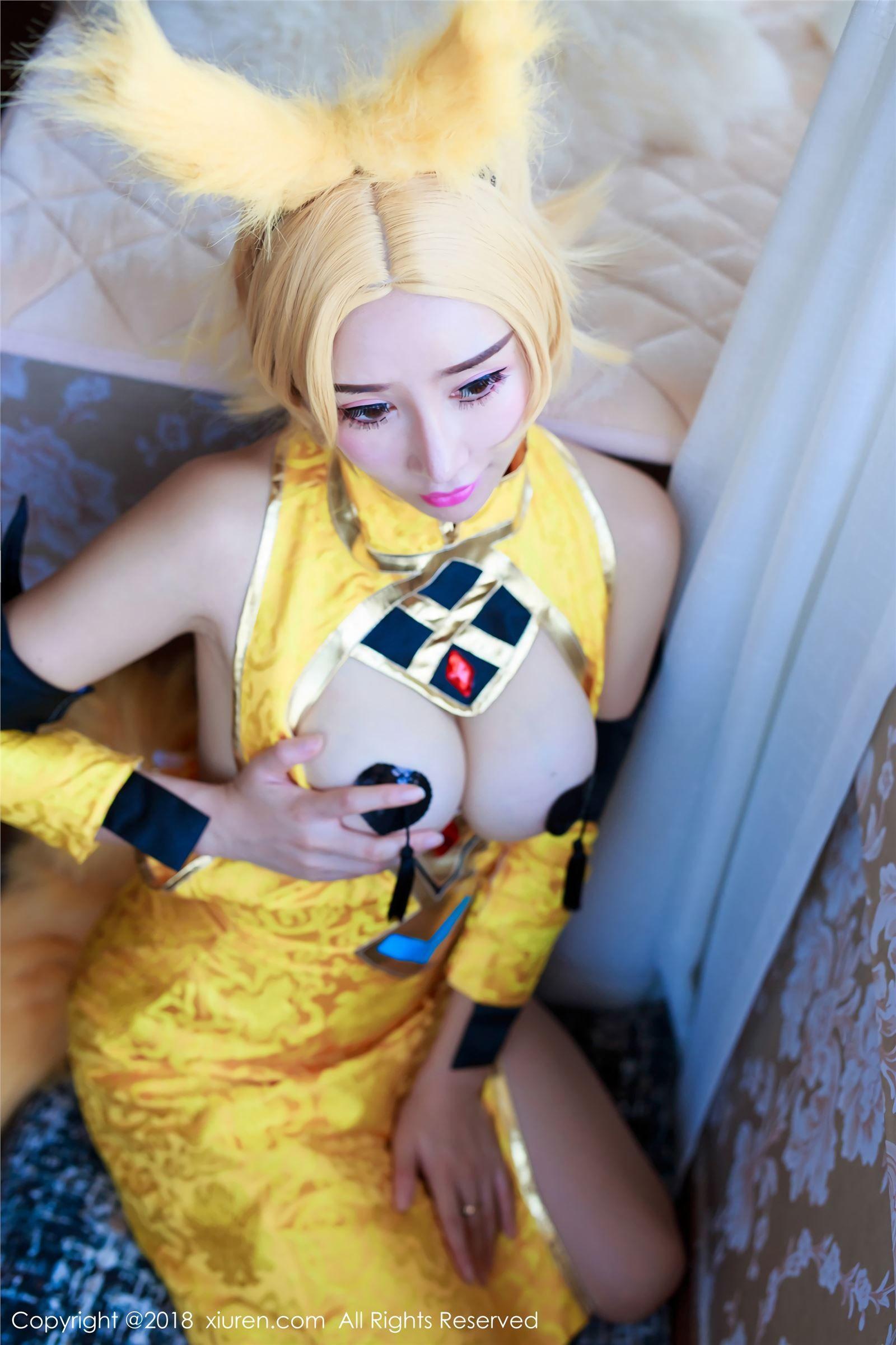 [秀人XIUREN] 2018.02.23 NO.937 王者荣耀妲己COS 邹晶晶女王_p018