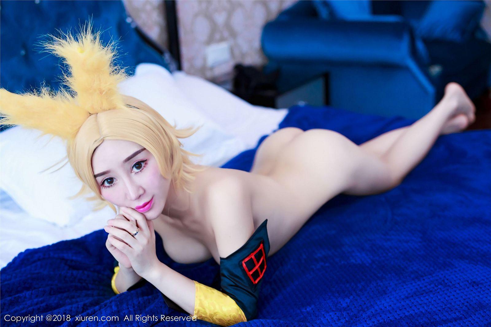 [秀人XIUREN] 2018.02.23 NO.937 王者荣耀妲己COS 邹晶晶女王_p031