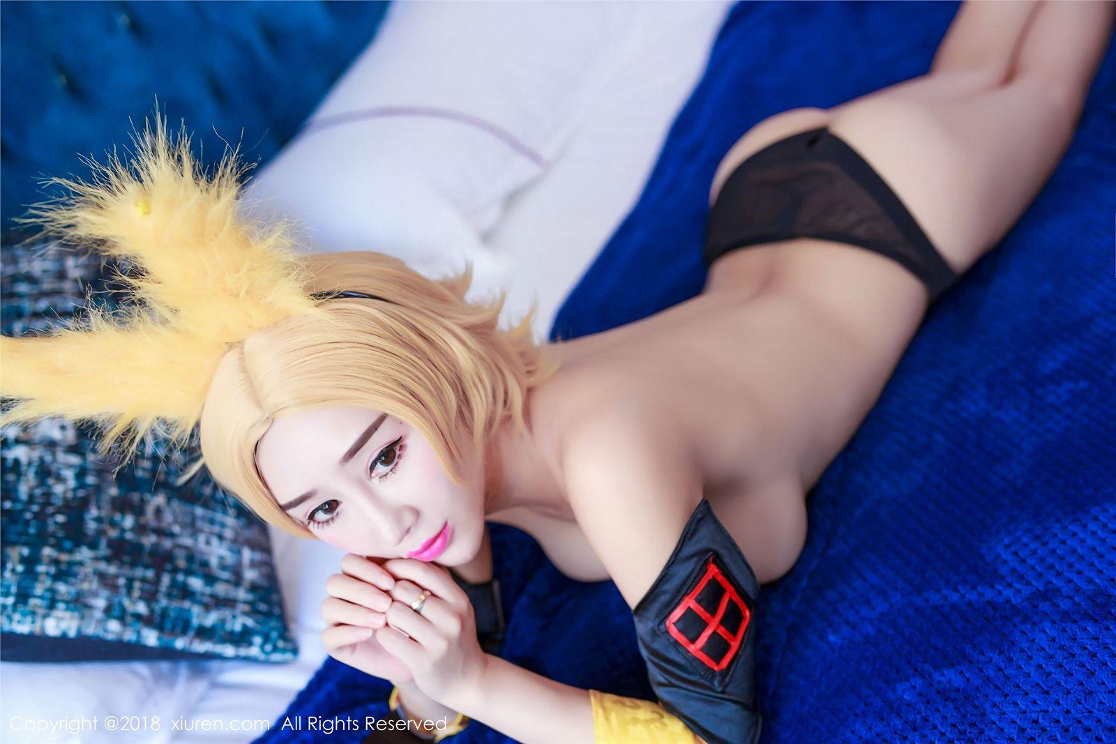[秀人XIUREN] 2018.02.23 NO.937 王者荣耀妲己COS 邹晶晶女王_p026