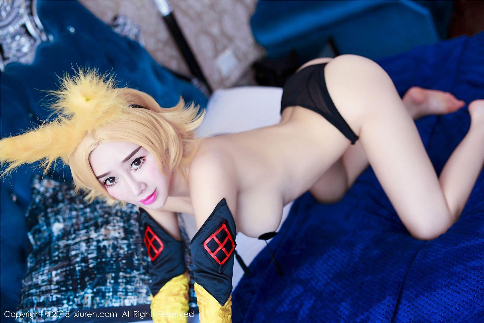 [秀人XIUREN] 2018.02.23 NO.937 王者荣耀妲己COS 邹晶晶女王_p025