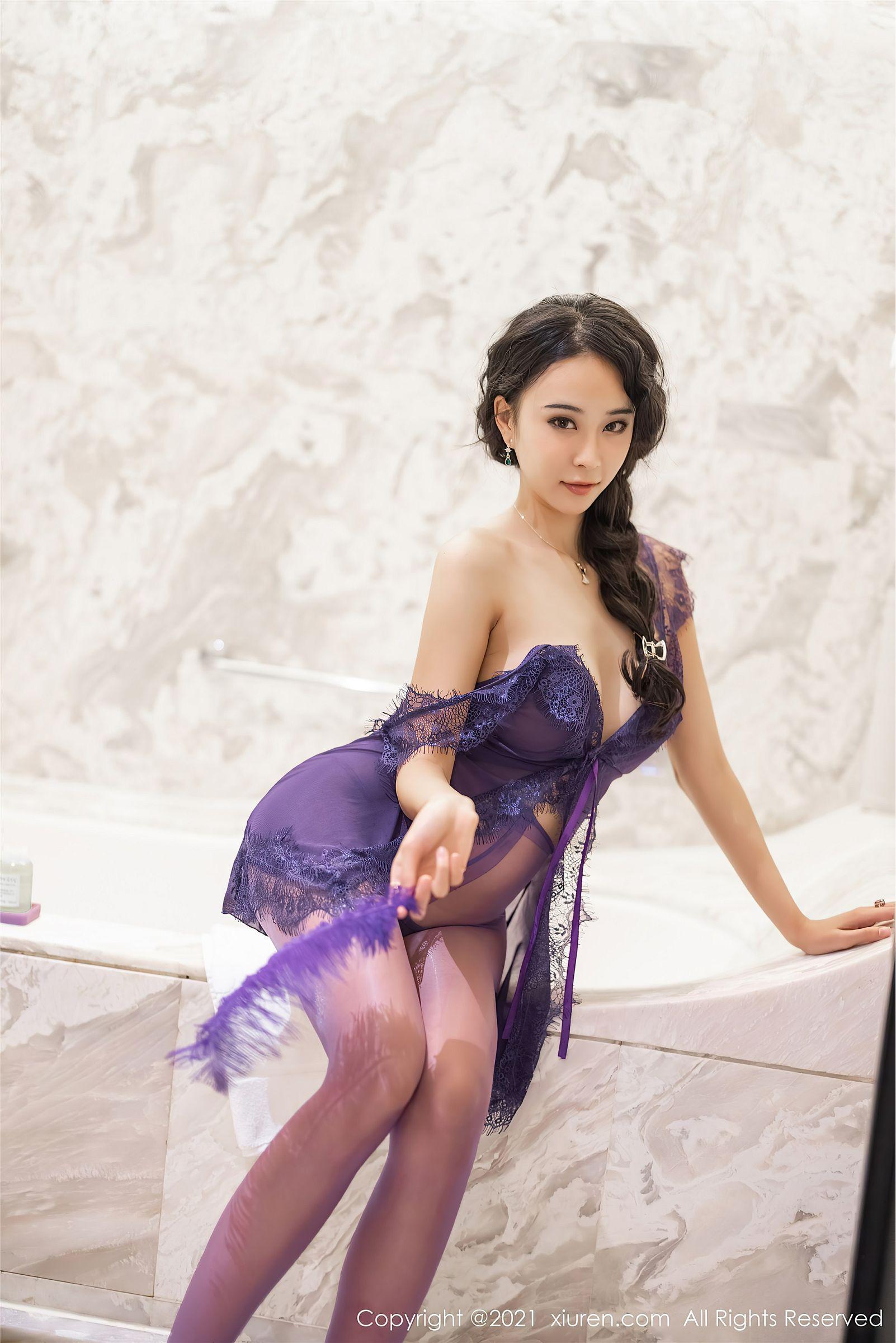 [XIUREN秀人网] 2021.06.17 NO.3555 蓝夏Akasha_p052