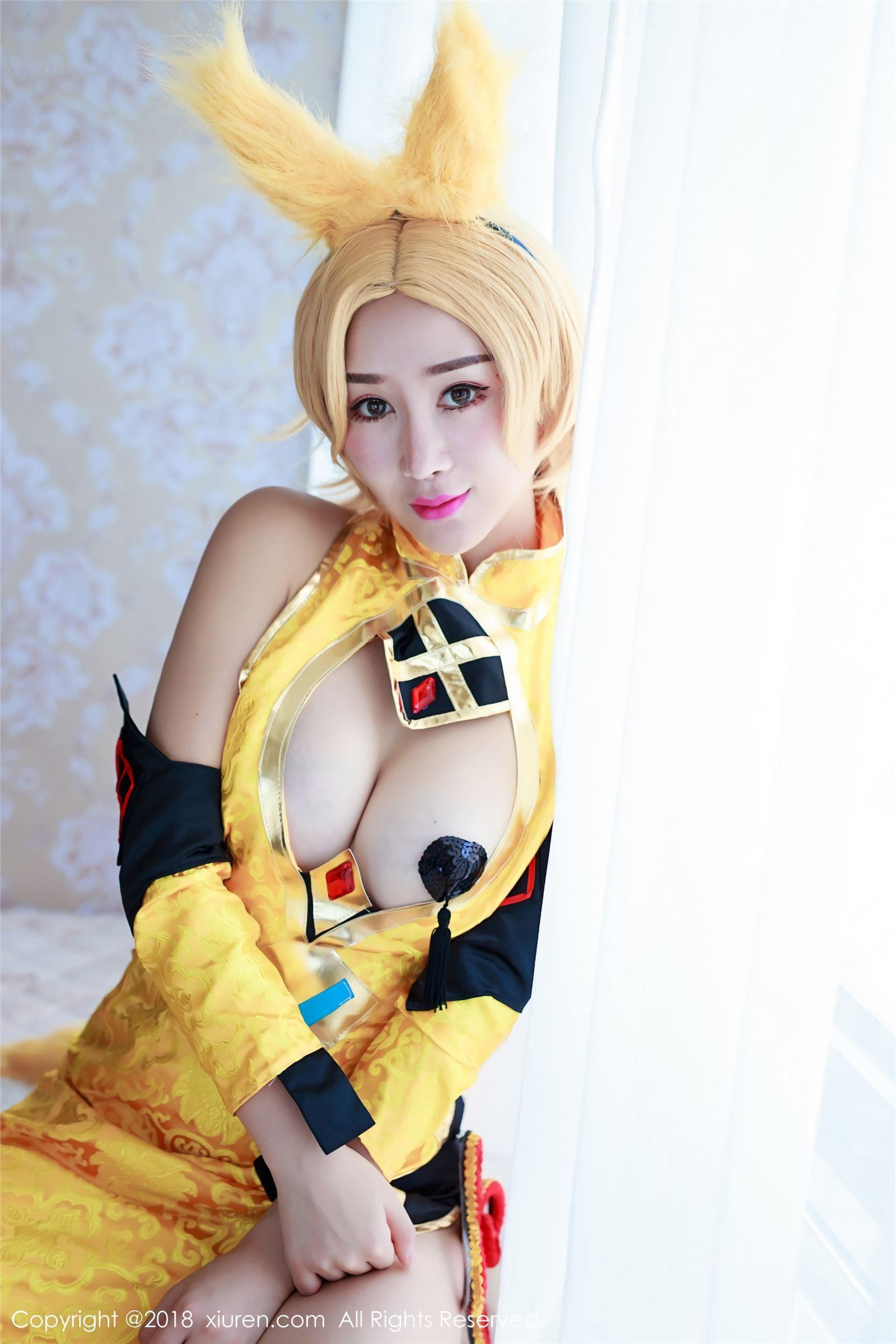 [秀人XIUREN] 2018.02.23 NO.937 王者荣耀妲己COS 邹晶晶女王_p004
