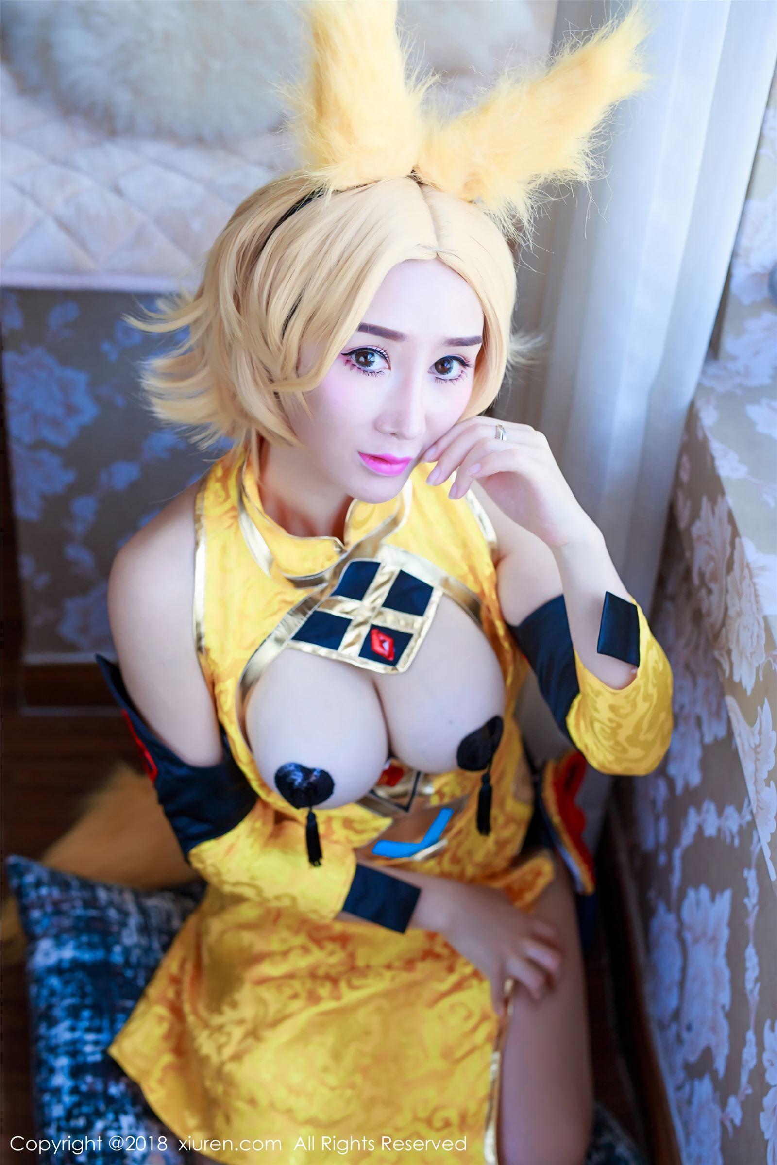 [秀人XIUREN] 2018.02.23 NO.937 王者荣耀妲己COS 邹晶晶女王_p010