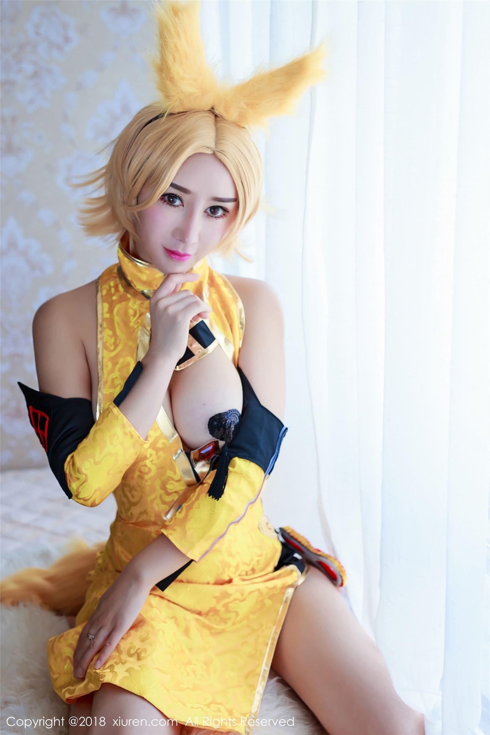 [秀人XIUREN] 2018.02.23 NO.937 王者荣耀妲己COS 邹晶晶女王_p034