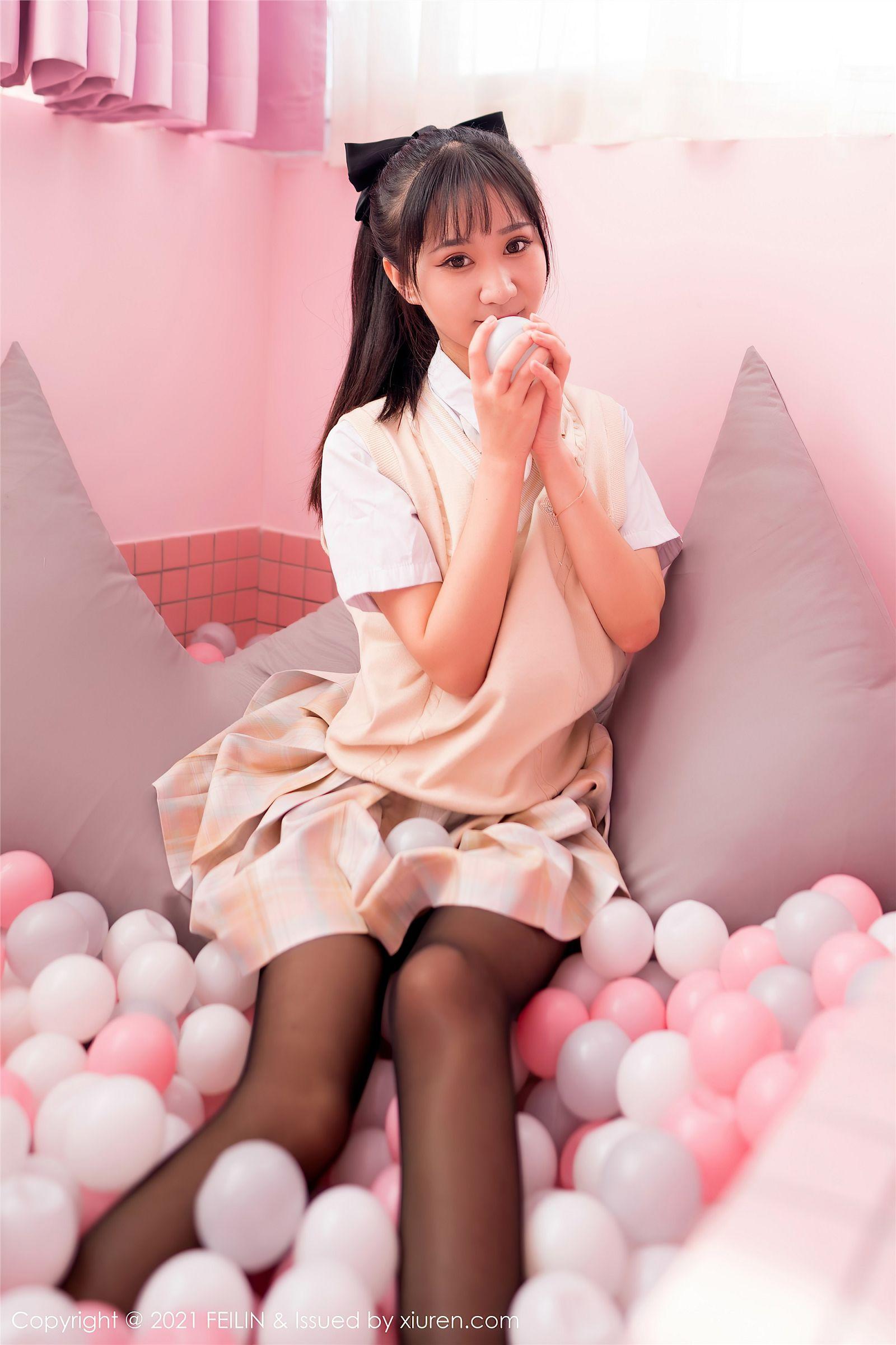 [FEILIN嗲囡囡] 2021.10.28 NO.417 小果冻儿_p016