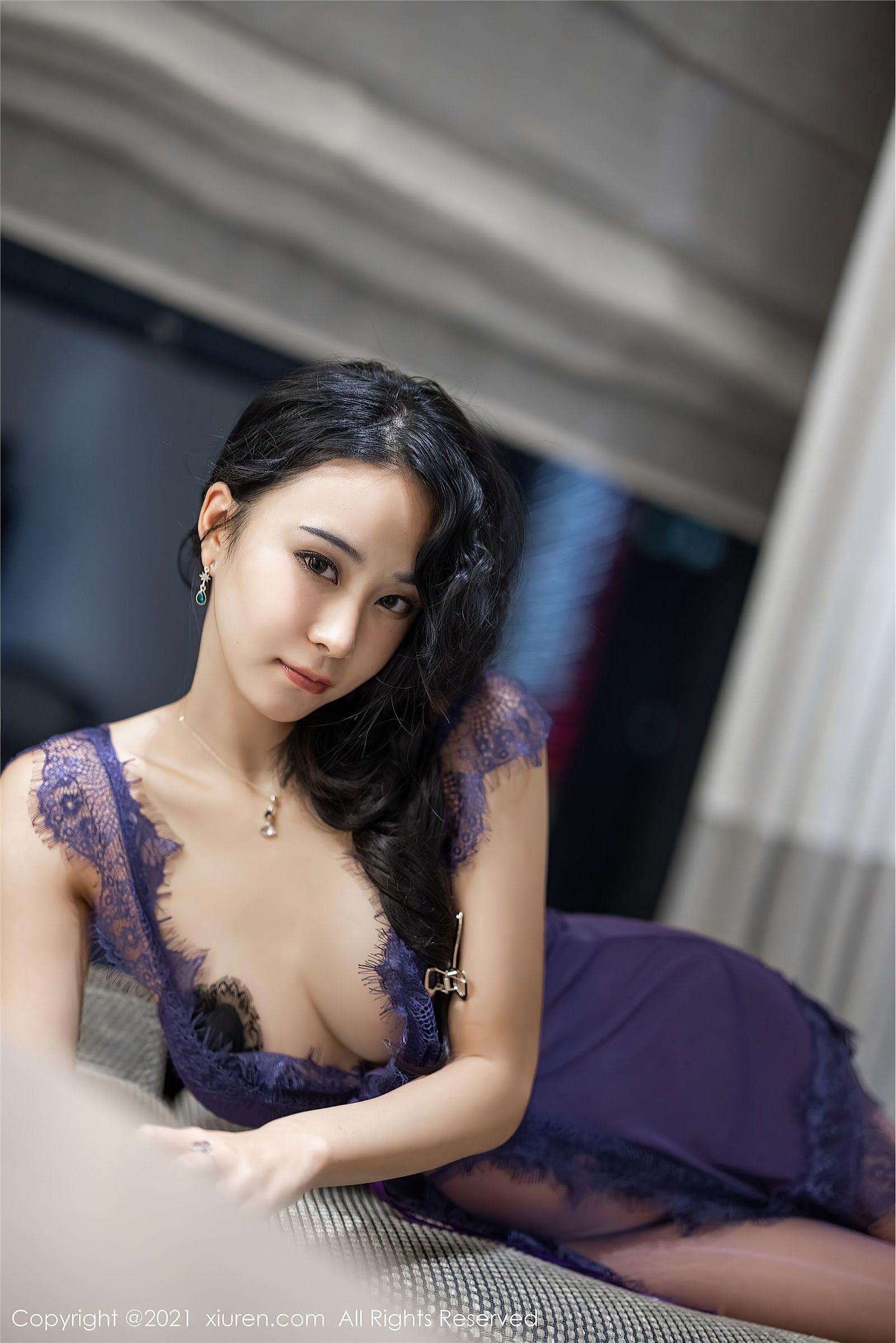 [XIUREN秀人网] 2021.06.17 NO.3555 蓝夏Akasha_p015