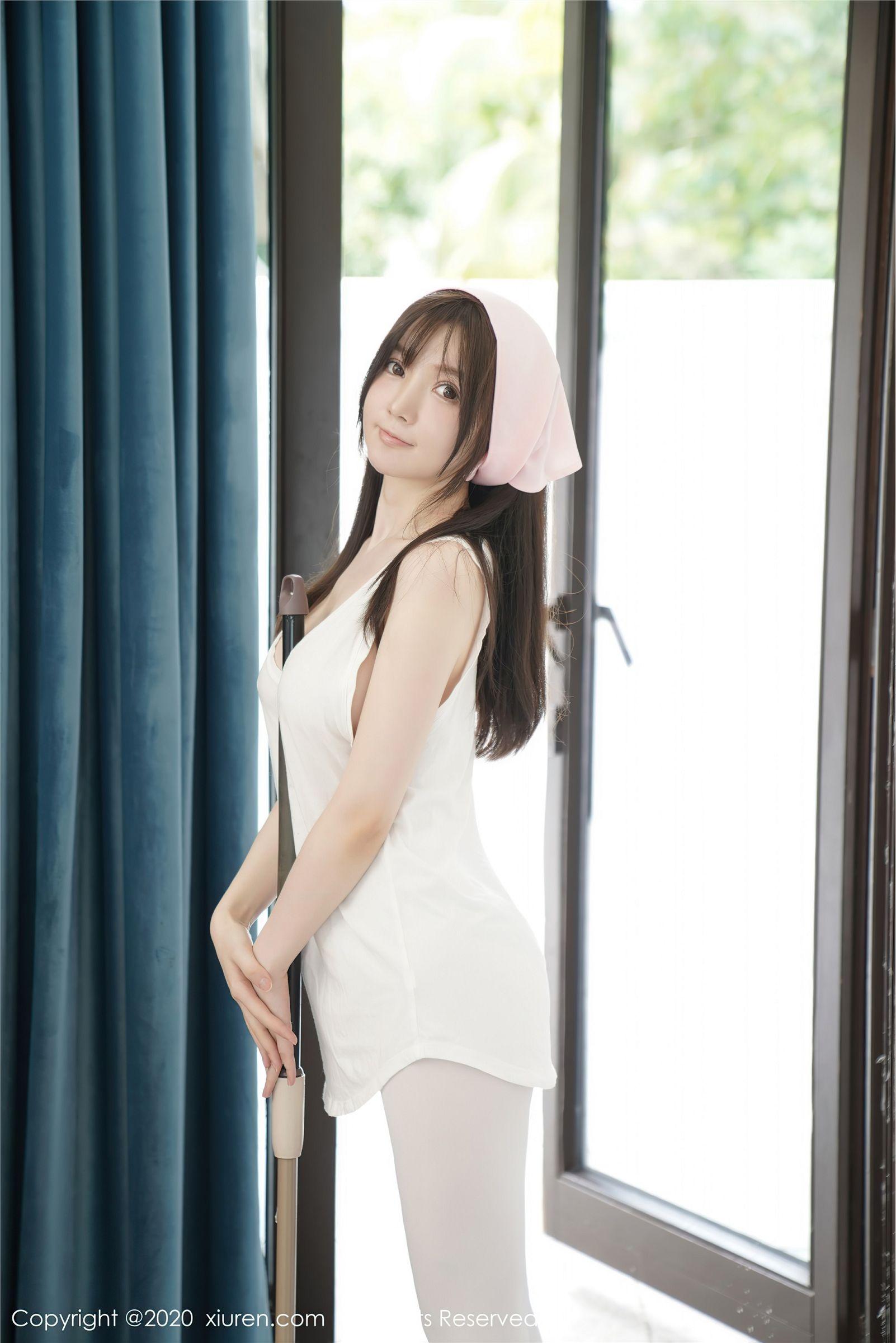 [XIUREN秀人网] 2020.09.14 NO.2557 家政主题诱惑 糯美子mini_p017