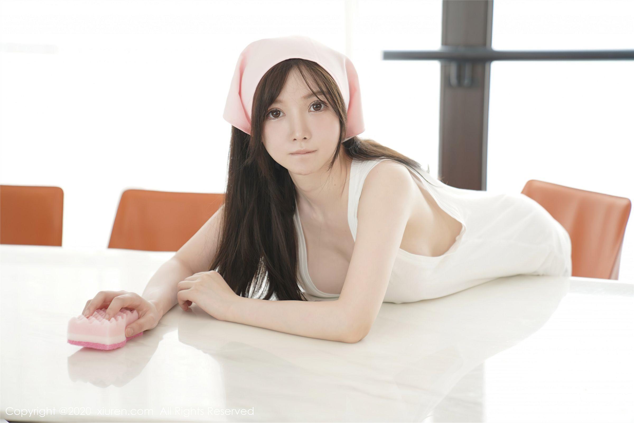 [XIUREN秀人网] 2020.09.14 NO.2557 家政主题诱惑 糯美子mini_p076