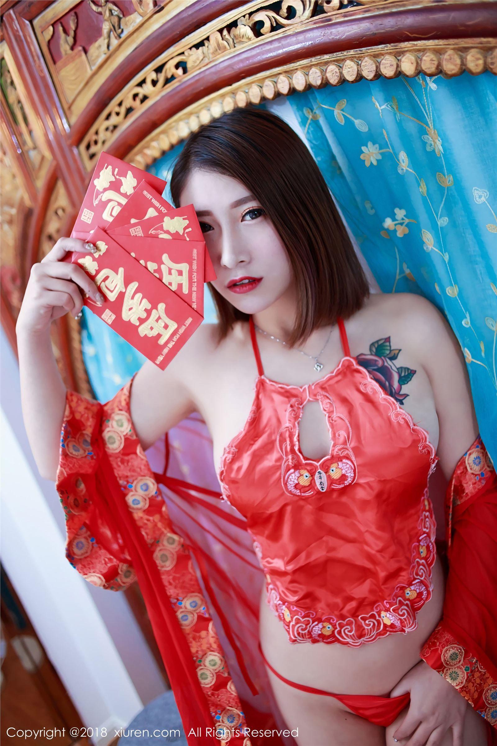 [秀人XIUREN] 2018.01.29 NO.914 新春写真特辑 杜花花_p032