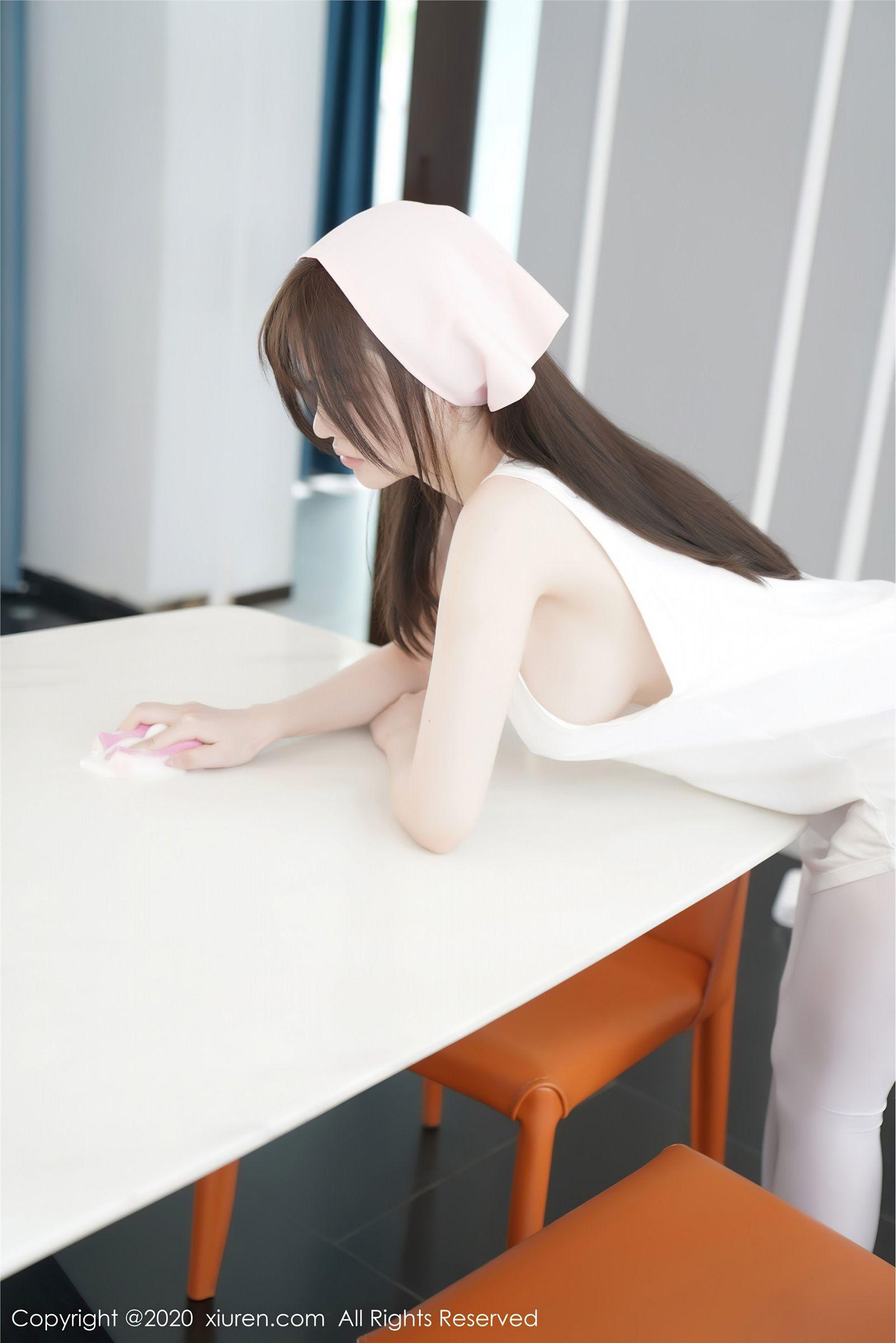 [XIUREN秀人网] 2020.09.14 NO.2557 家政主题诱惑 糯美子mini_p092