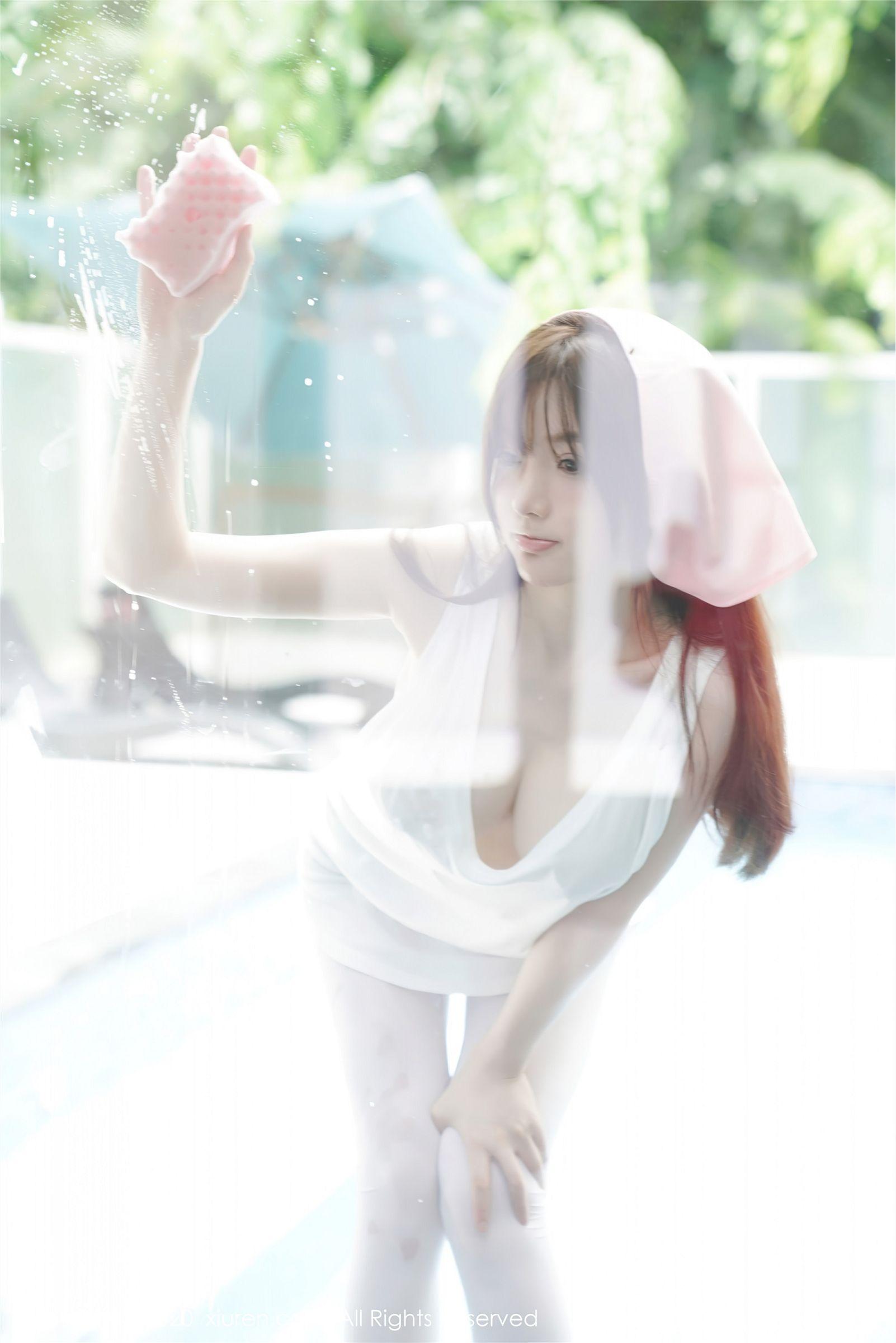 [XIUREN秀人网] 2020.09.14 NO.2557 家政主题诱惑 糯美子mini_p085
