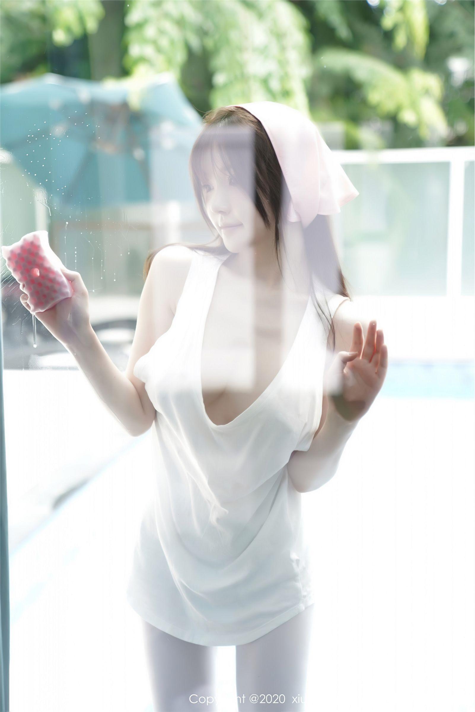 [XIUREN秀人网] 2020.09.14 NO.2557 家政主题诱惑 糯美子mini_p058