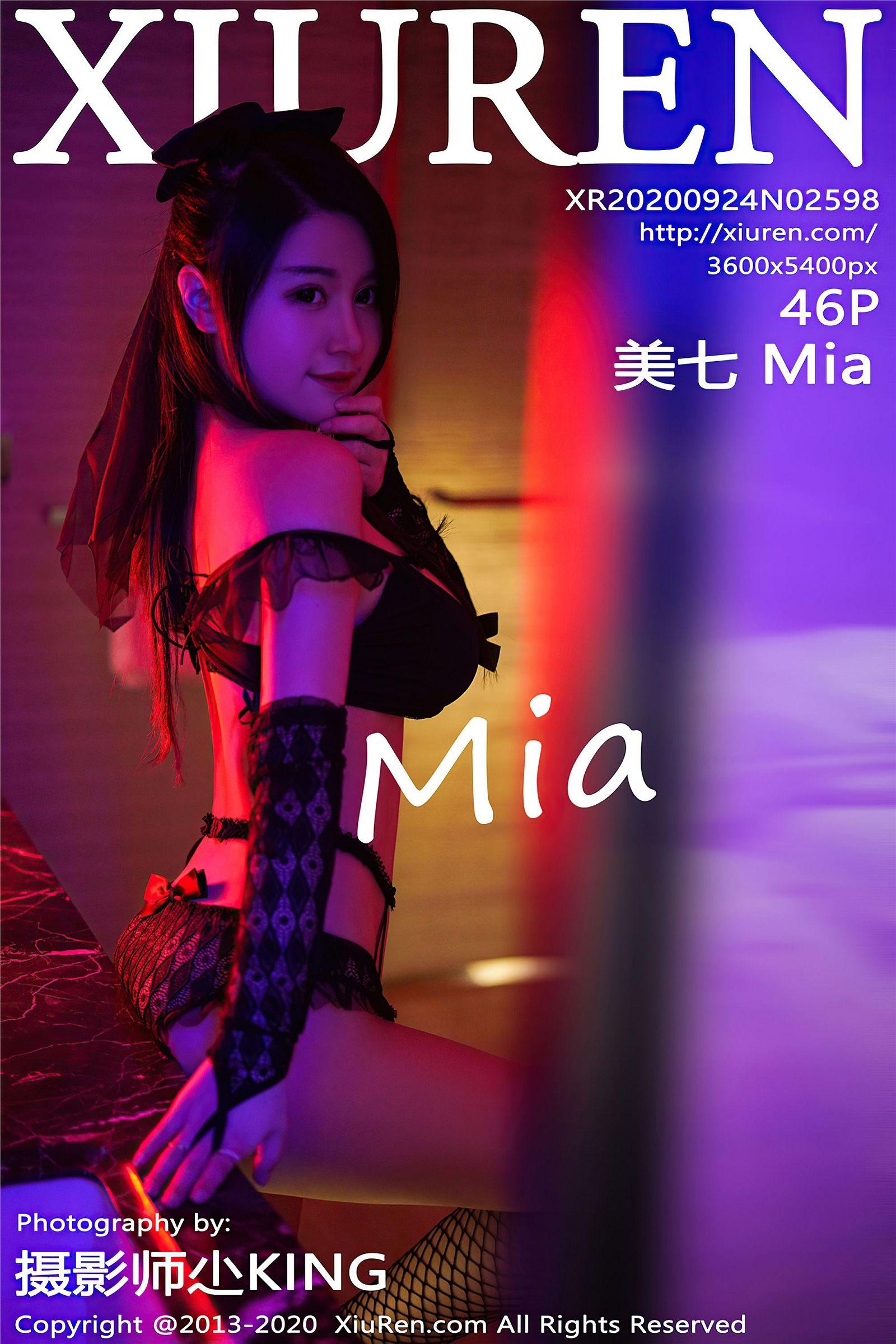 [XIUREN秀人网] 2020.09.24 NO.2598 美七Mia_p037