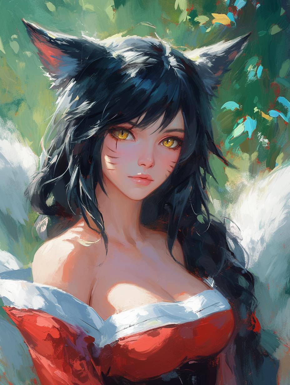 賽博詩人_#AICG 阿璃 Ahri_115773422_p25
