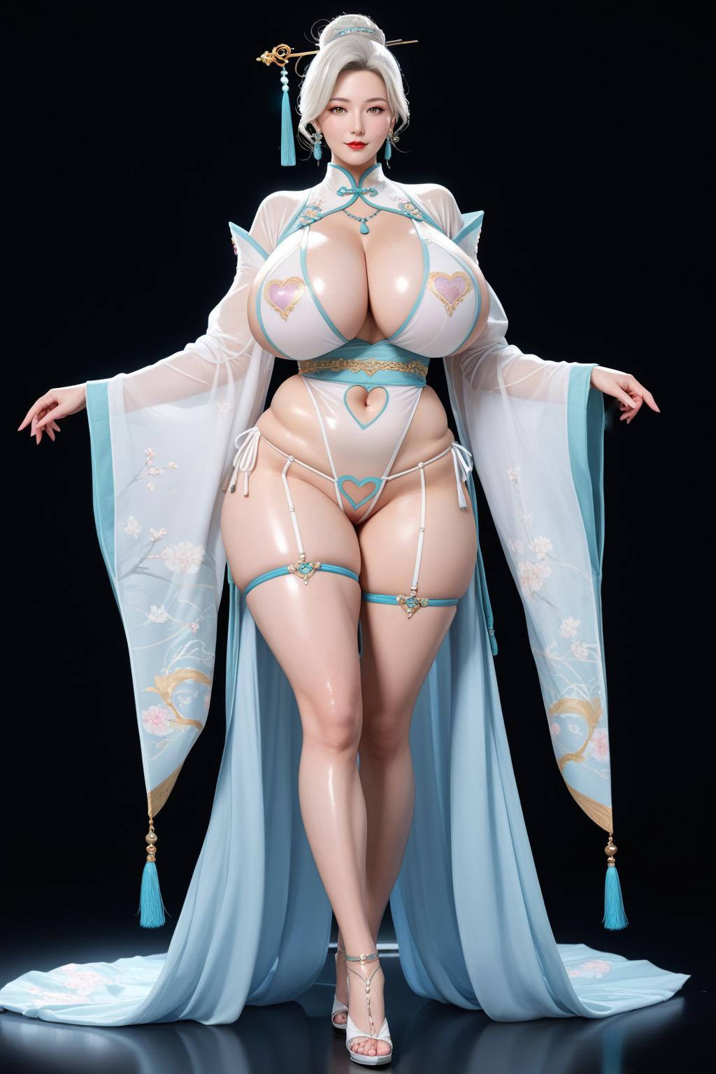 陌上桑_试试不同画风的古风熟女_129699951_p2