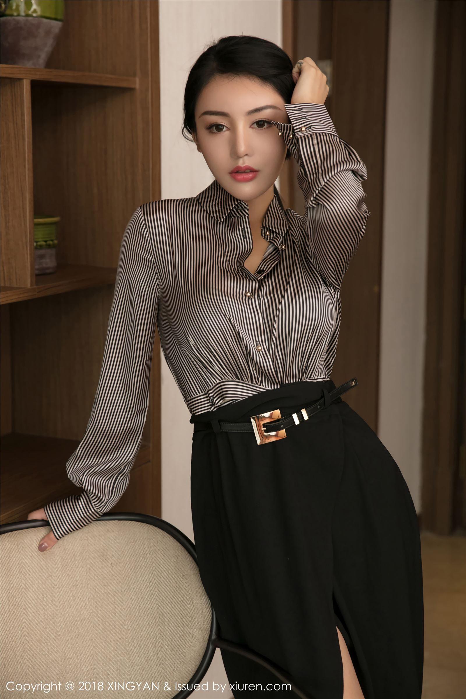 [星颜社XINGYAN] 2018.01.23 VOL.020 OL女秘书 陆梓琪_p040