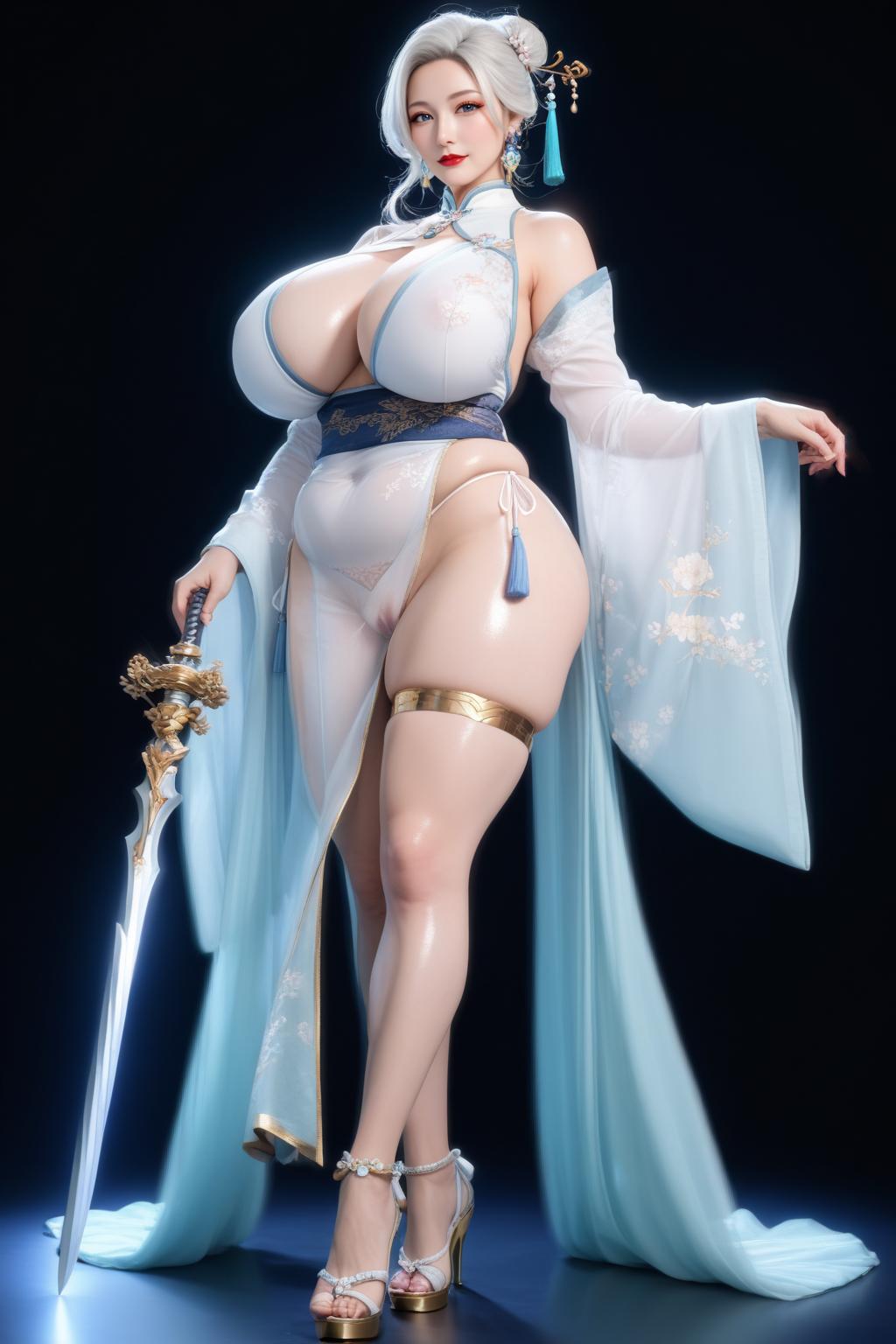 陌上桑_试试不同画风的古风熟女_129699951_p3