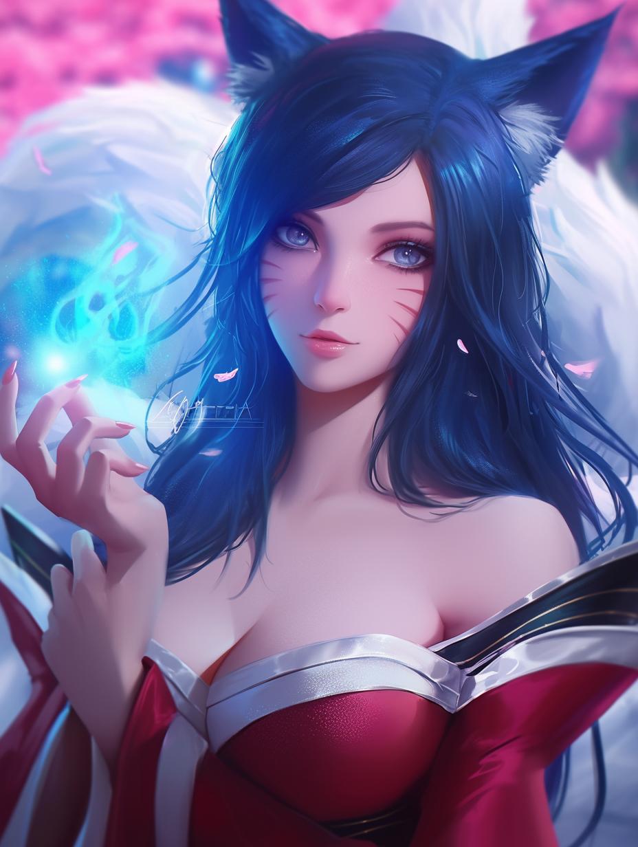 賽博詩人_#AICG 阿璃 Ahri_115773422_p31
