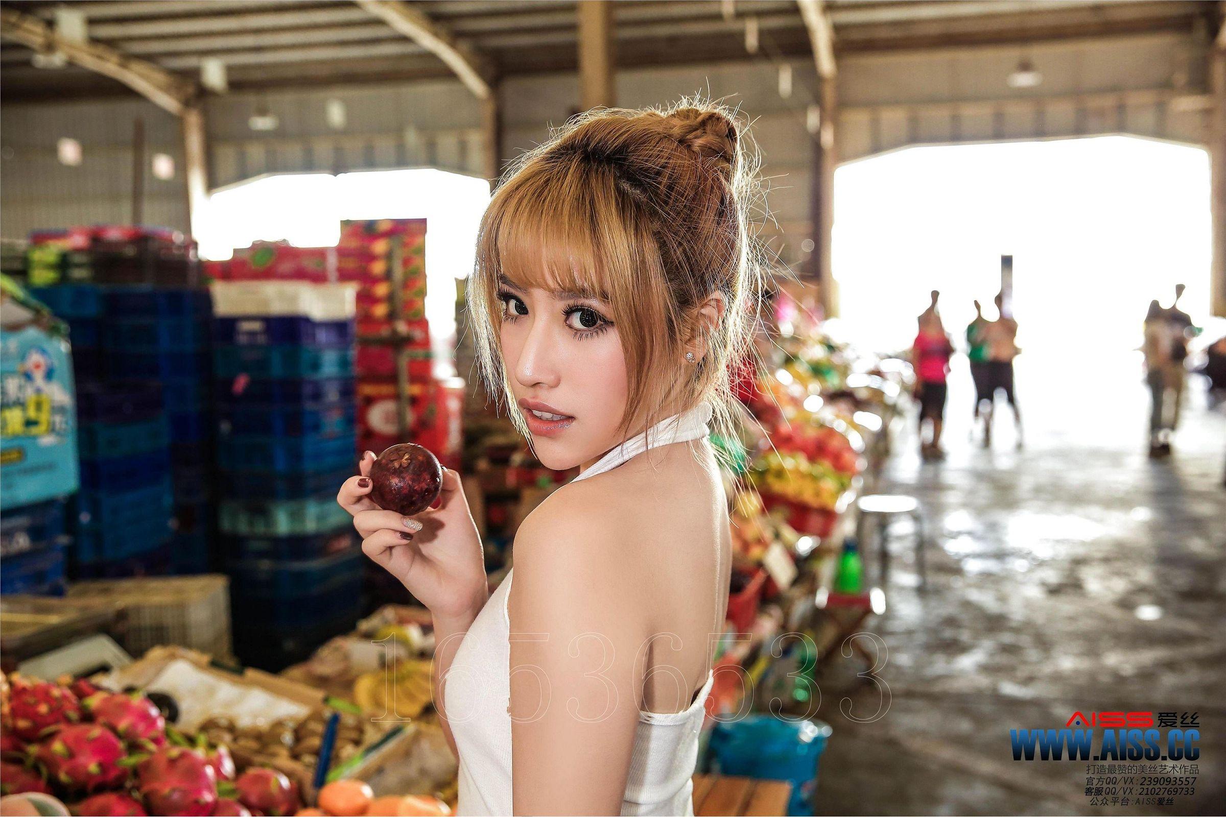 [AISS爱丝] 2016.04.08 钻石版 F6012《闹市 美丝》_p034