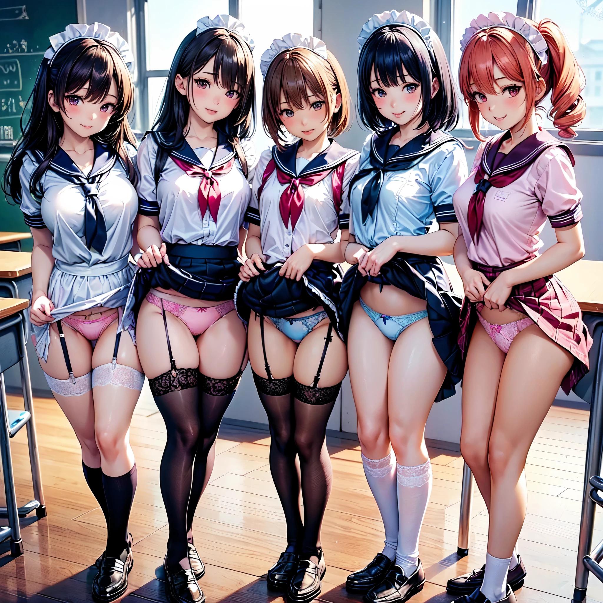 Nas-P_文化祭のセーラーメイド喫茶 パンチラサービス付き２_124335998_p1