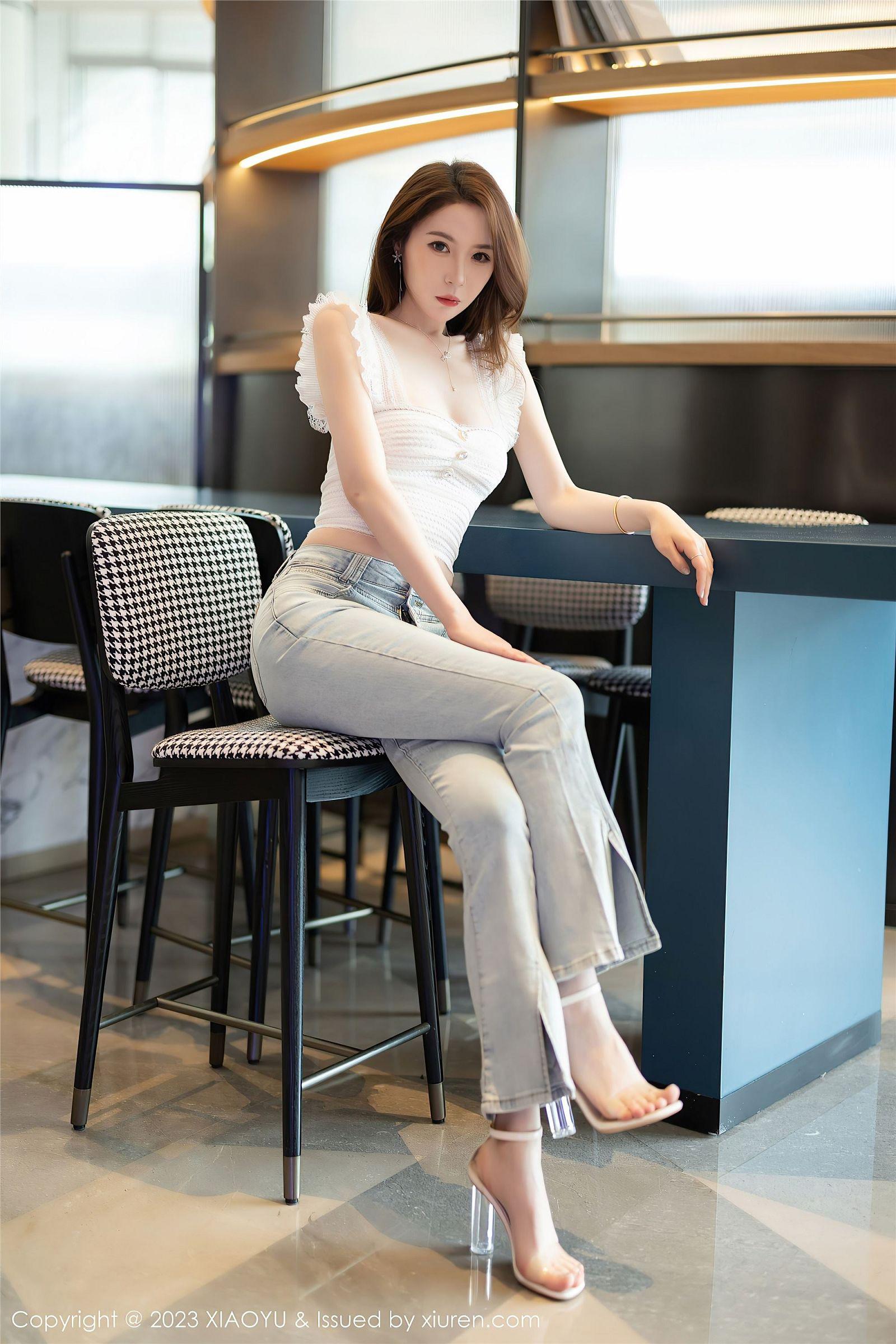 [XIAOYU画语界] 2023.05.31 NO.1039 梦心玥 牛仔裤_p008