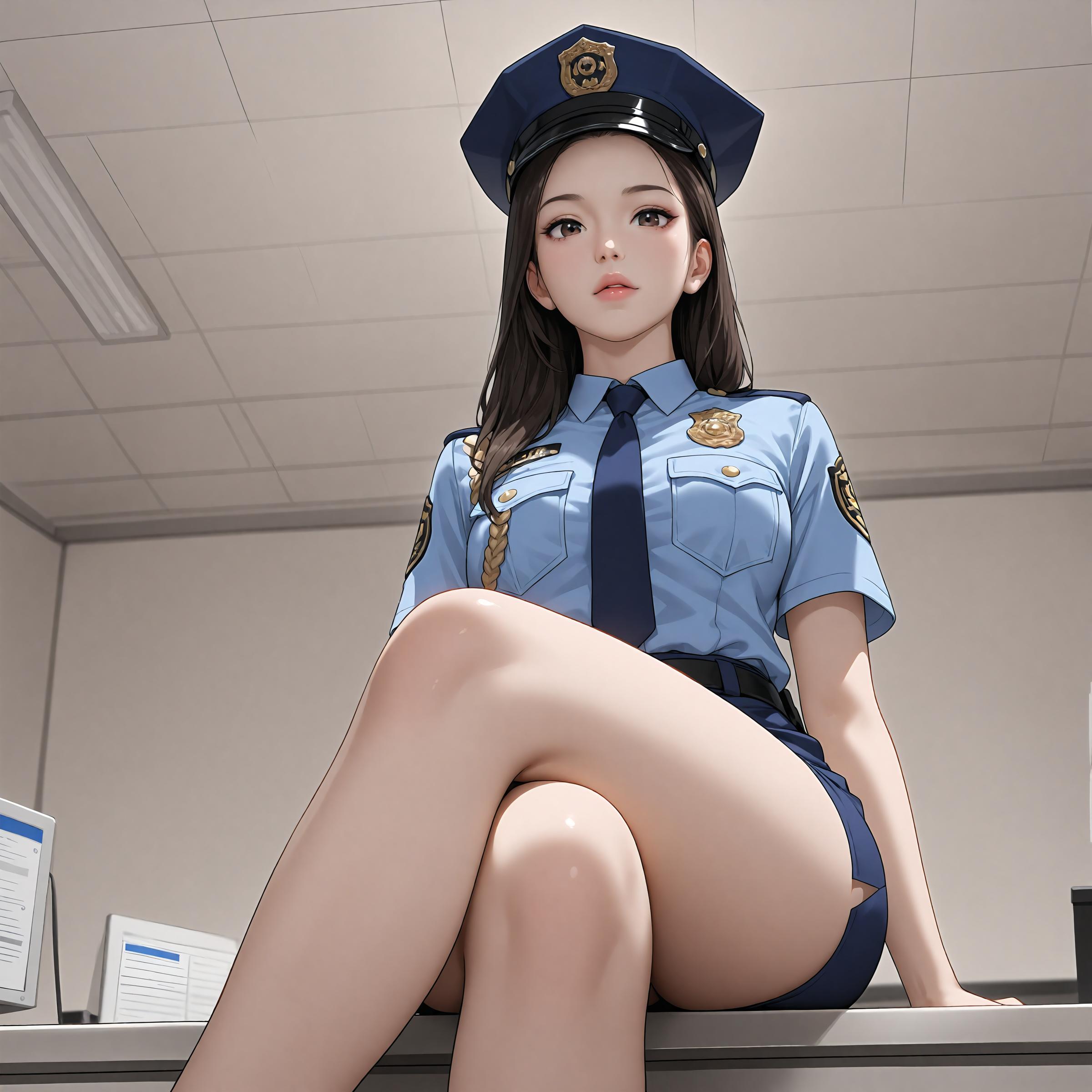 ユジミン_警察官美少女_129909004_p0