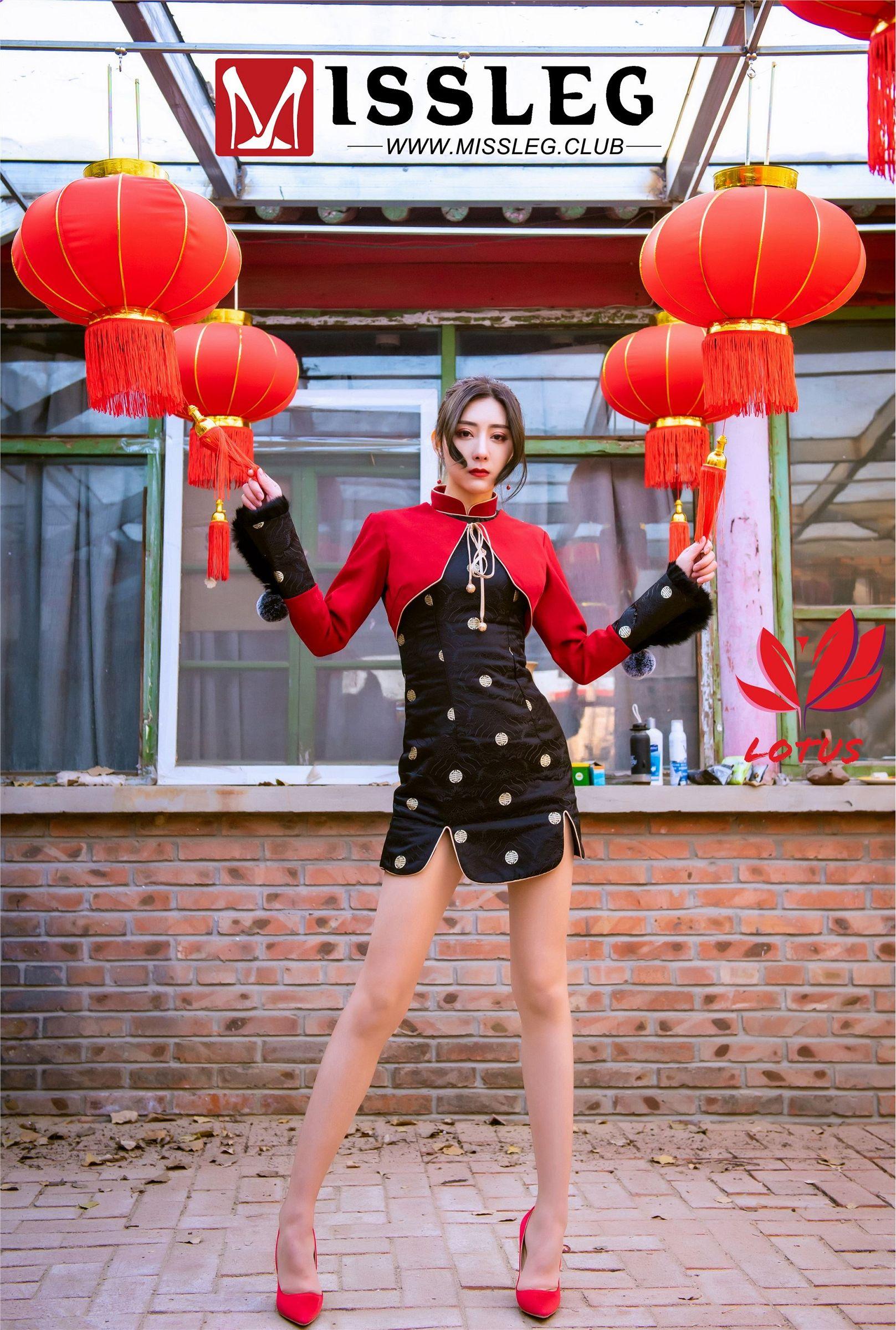 [MISSLEG蜜丝] M004 画院新年单人 熙熙_p041